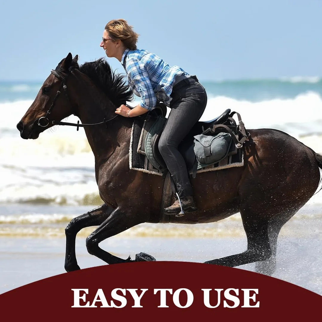 Latigo de Cuero PU para Caballos Herramienta de Entrenamiento, Accesorios para Disfraces