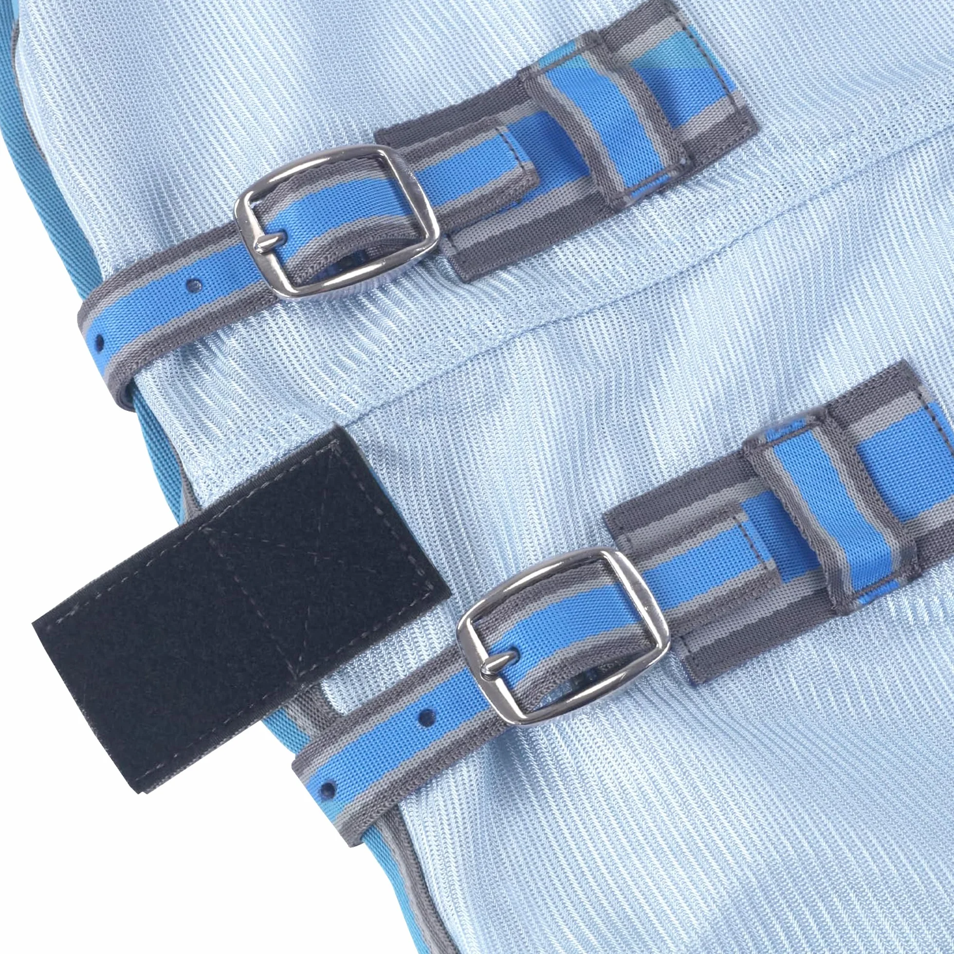 Manta antimoscas para caballo, manta para eccema con correa cruzada ajustable, protege la piel del caballo de arañazos, rayos UV y otras lesiones externas