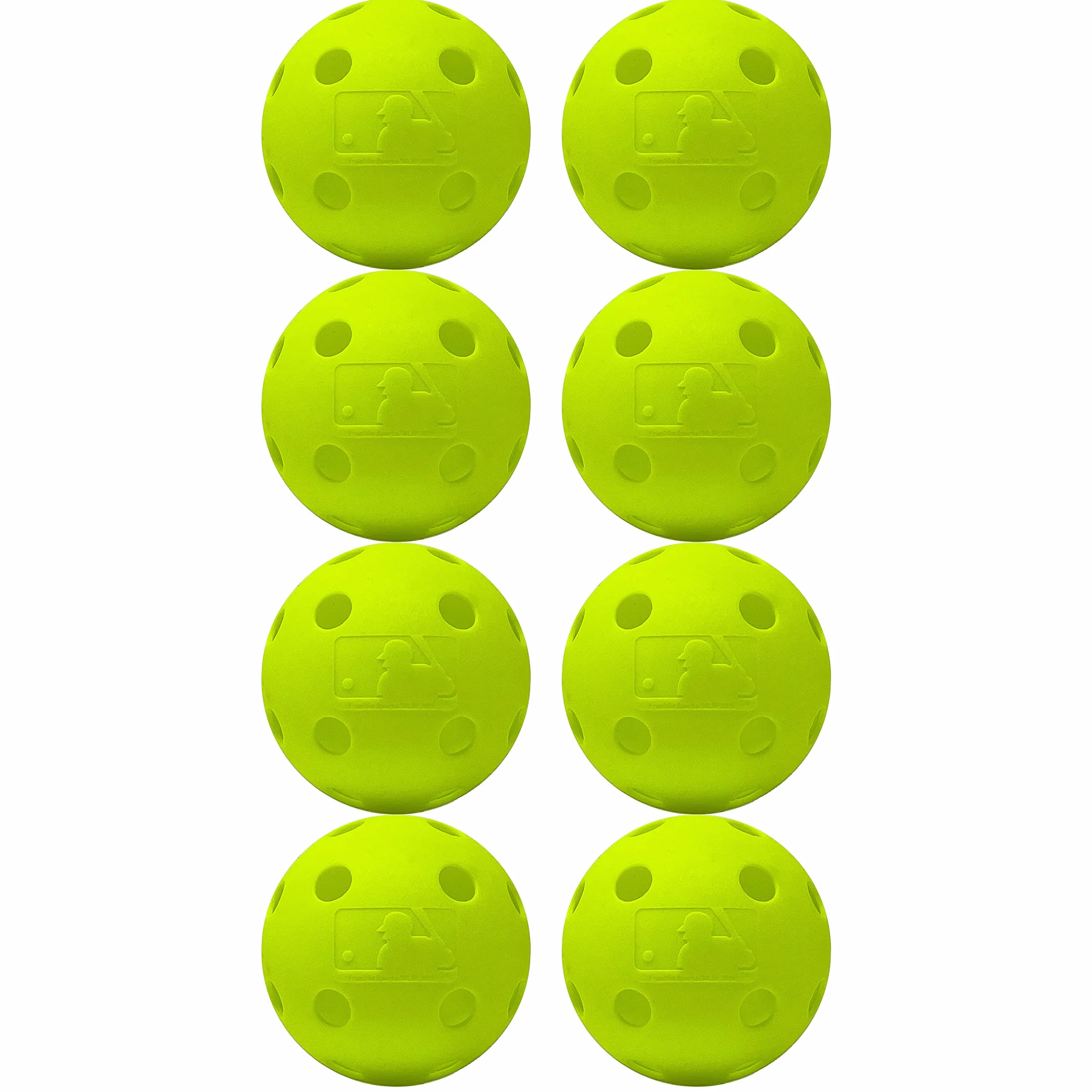 Franklin Sports Indestruct-A-Ball Pelotas de Entrenamiento de Plástico para Béisbol y Sóftbol, Golf