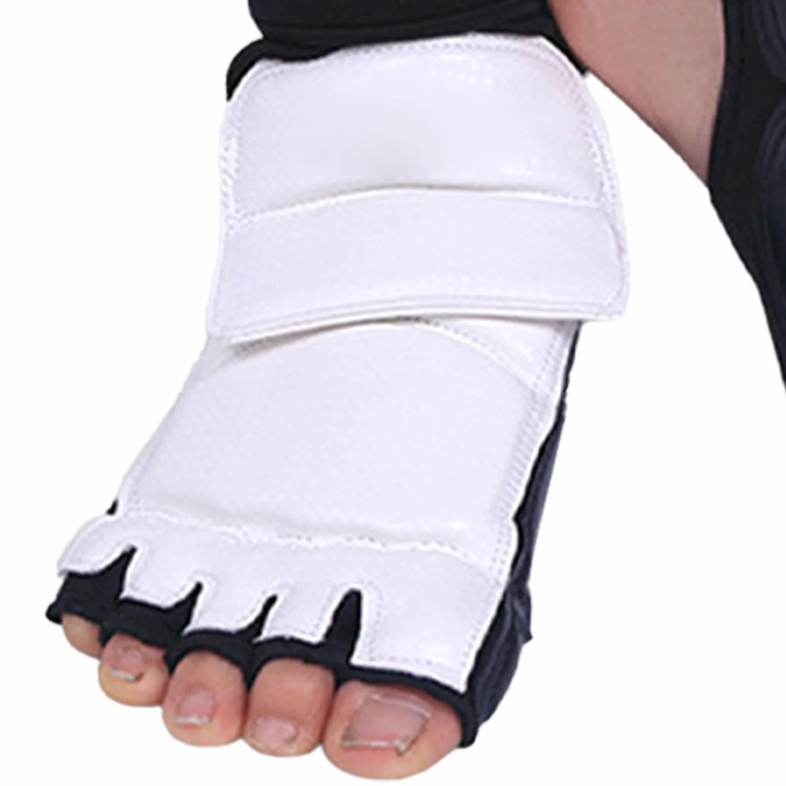 HERCHR Protector de Pie de Taekwondo para Niños Doble Fijación Elástico Corea Artes Marciales Kickboxing Karate