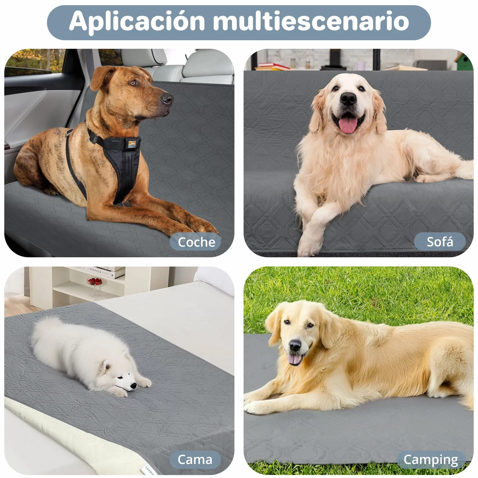 Funda Impermeable para Sofá, Funda para Cama, Funda para Mascotas, Sofá, Funda para Muebles de Sofá, Lavable a Máquina, Apta para Perros, Gatos, 76x190cm