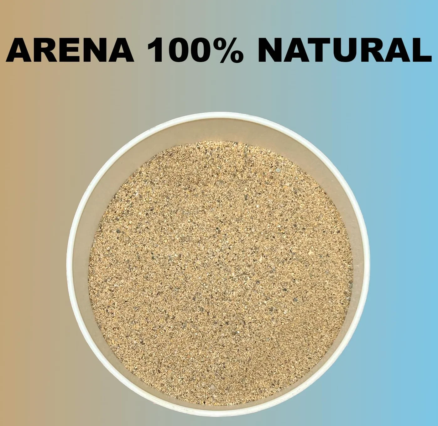 Arena Natural para Terrario. 15 kg de Arena 100% Natural Arena de Playa para su Terrario. Su granulometría es de 0,1-0,8 MM.