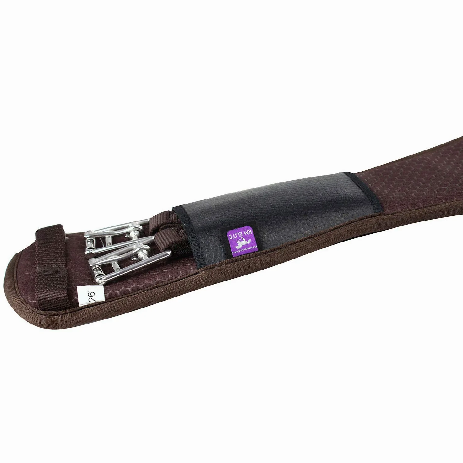 KM - Contorno de espuma viscoelástica para doma (76,2 cm), color marrón
