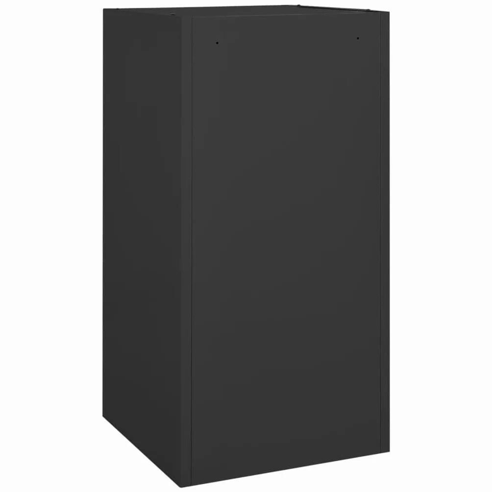 vidaXL Armario para Sillas de Montar Monturas con Estante Casillero Equipo de Hípica Cuarto de Arreos Almacenaje Acero Gris Antracita 53x53x105 cm