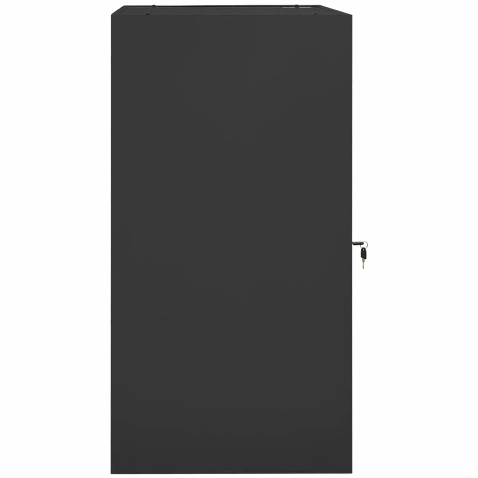 Homgoday Armario para sillas de Montar Acero Gris Antracita 53x53x105 cm