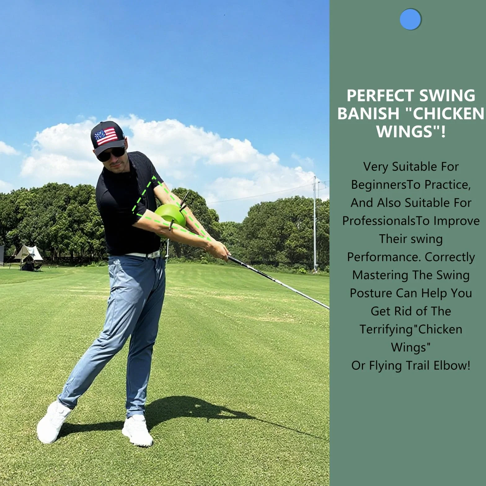 Golf Aid Swing Mejora la Coordinación Brazo-Cuerpo