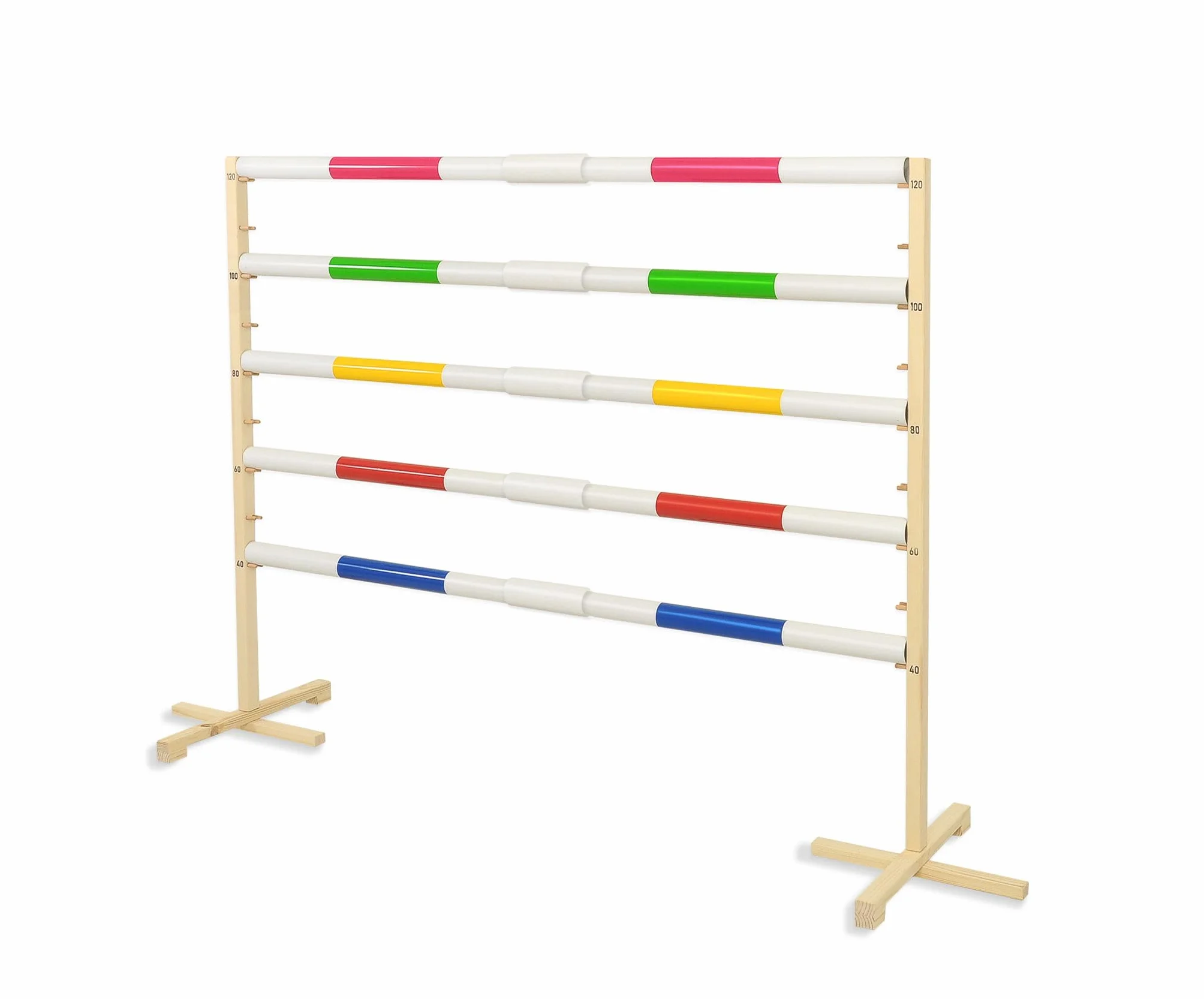 Obstáculo de Salto para Hobby Horse 160 cm con Dos Vigas de 50 mm - Rosa
