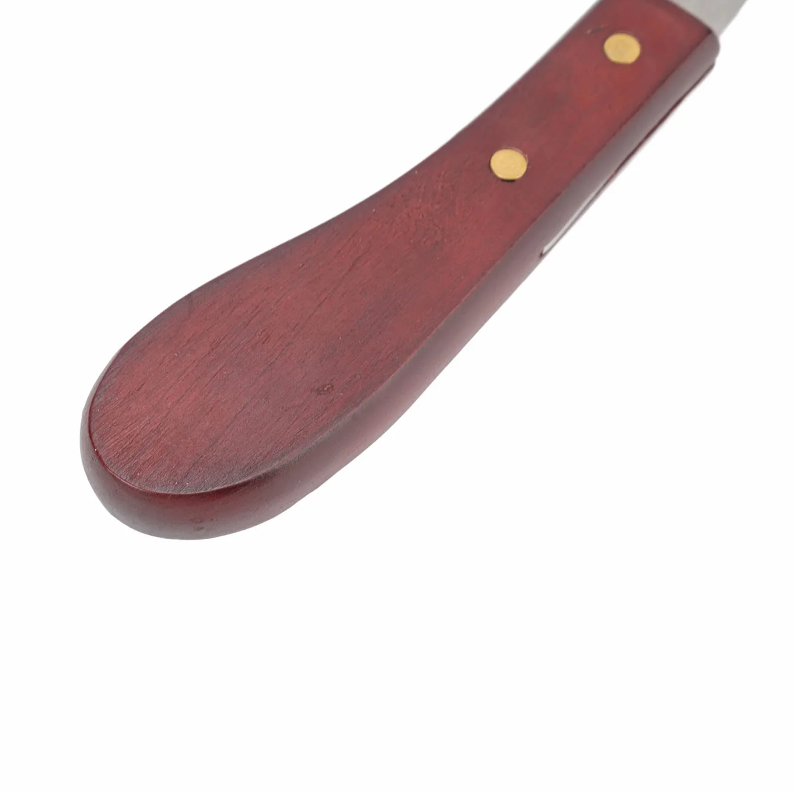 Herramienta para Recortar Pezuñas para Caballo, Cuchillo para Pezuñas de Acero Inoxidable, de Madera de Goma, Cuchillo para Pezuñas, Cuchilla de Doble Filo, Hoja de Doble Cara, Mano Derecha