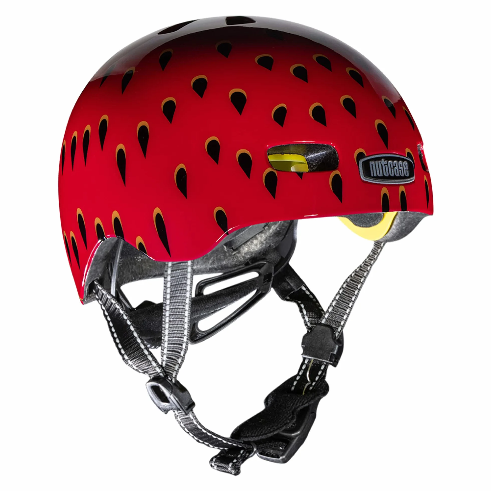 Nutcase Kinder Fahrradhelm Baby Nutty Gloss XXS 47-50 cm Very Berry