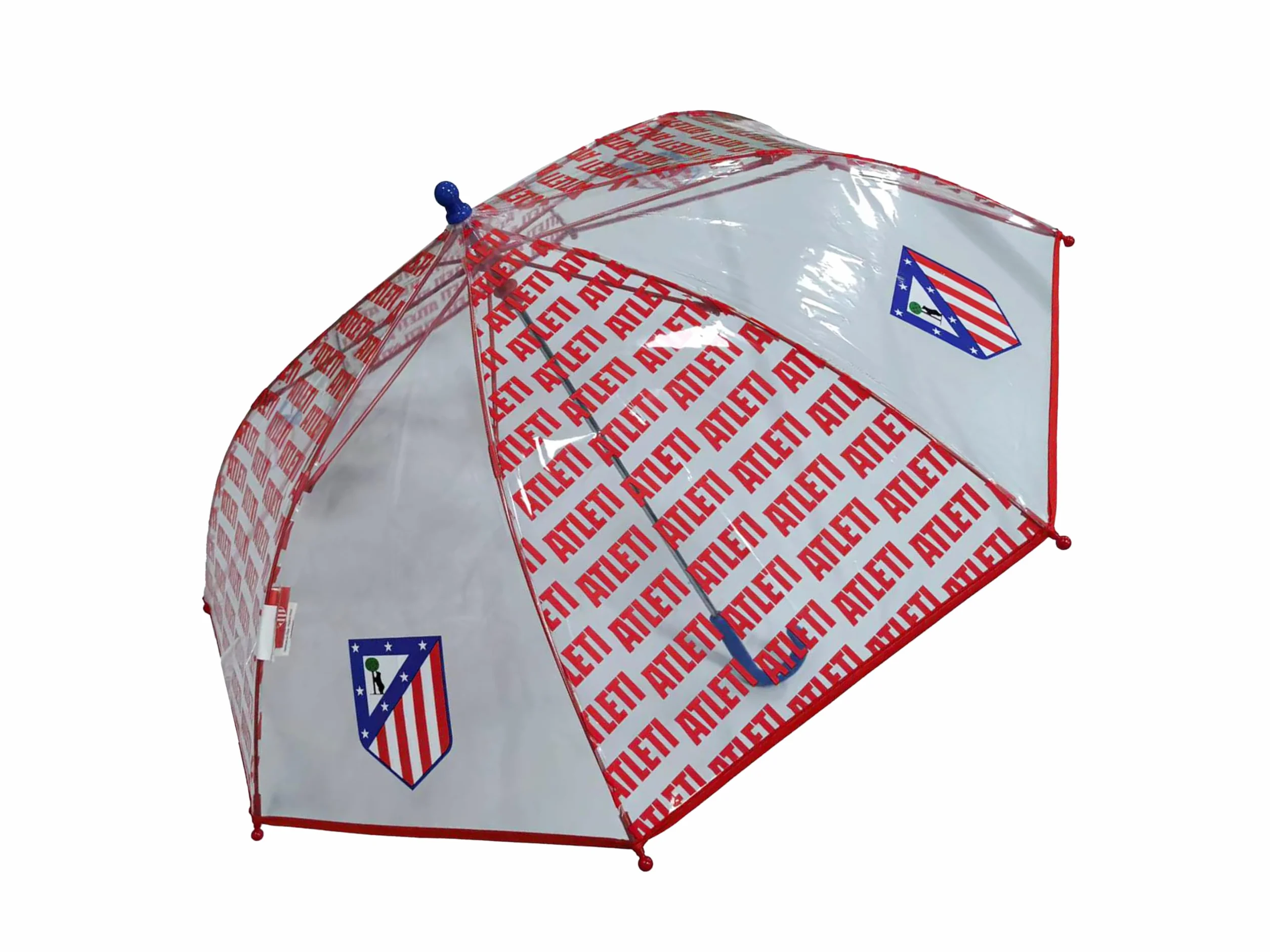 CYPBRANDS Atlético de Madrid Paraguas infantil 48 cm Manual Transparente Oficial