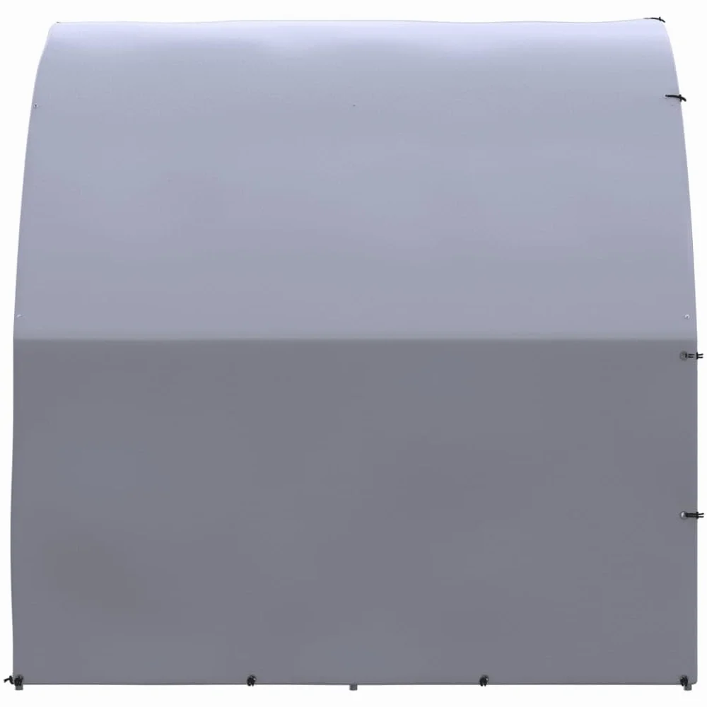 Gallinero para exteriores de acero galvanizado, 3 x 6 x 2 m, con techo para aves de corral, gallinas, patos y animales pequeños, cercado estable con malla de alambre para jardín