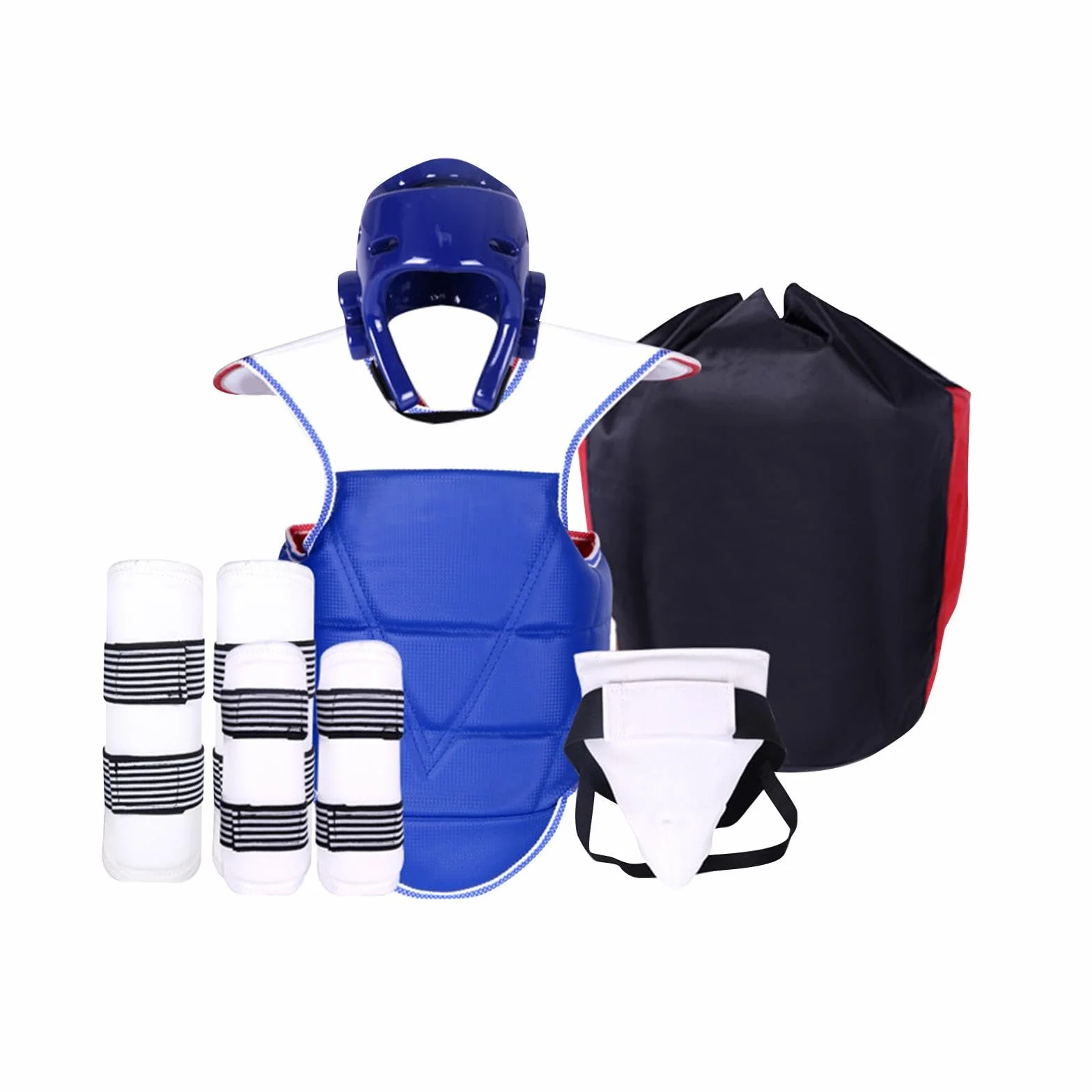 Protectores corporales para Boxeo, Equipo de protección para Taekwondo, Protector de Ingle con Bolsa