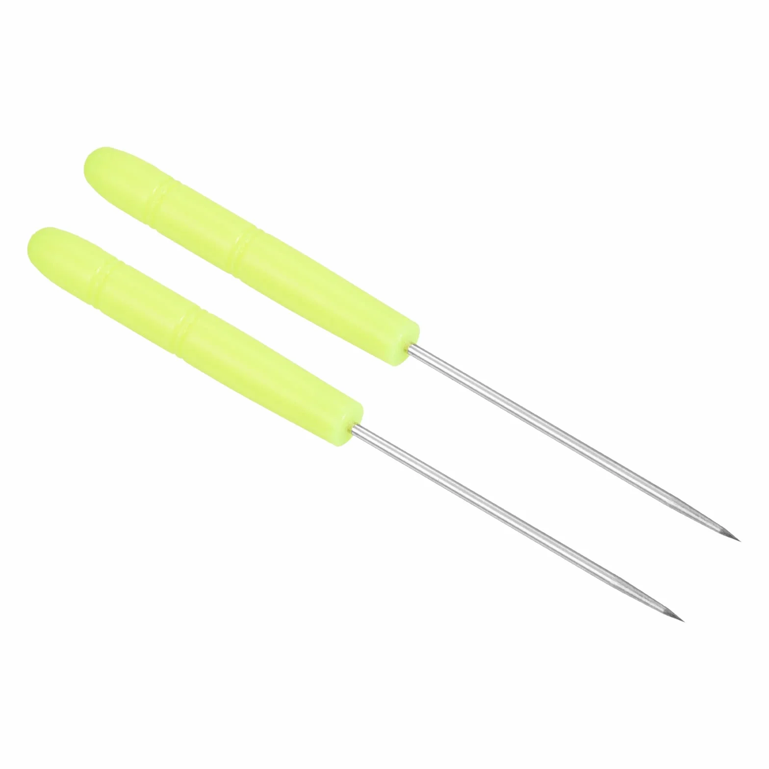 PATIKIL Bádminton Raqueta Encordado Punzón, 2 Paquetes Herramienta Guía, Amarillo