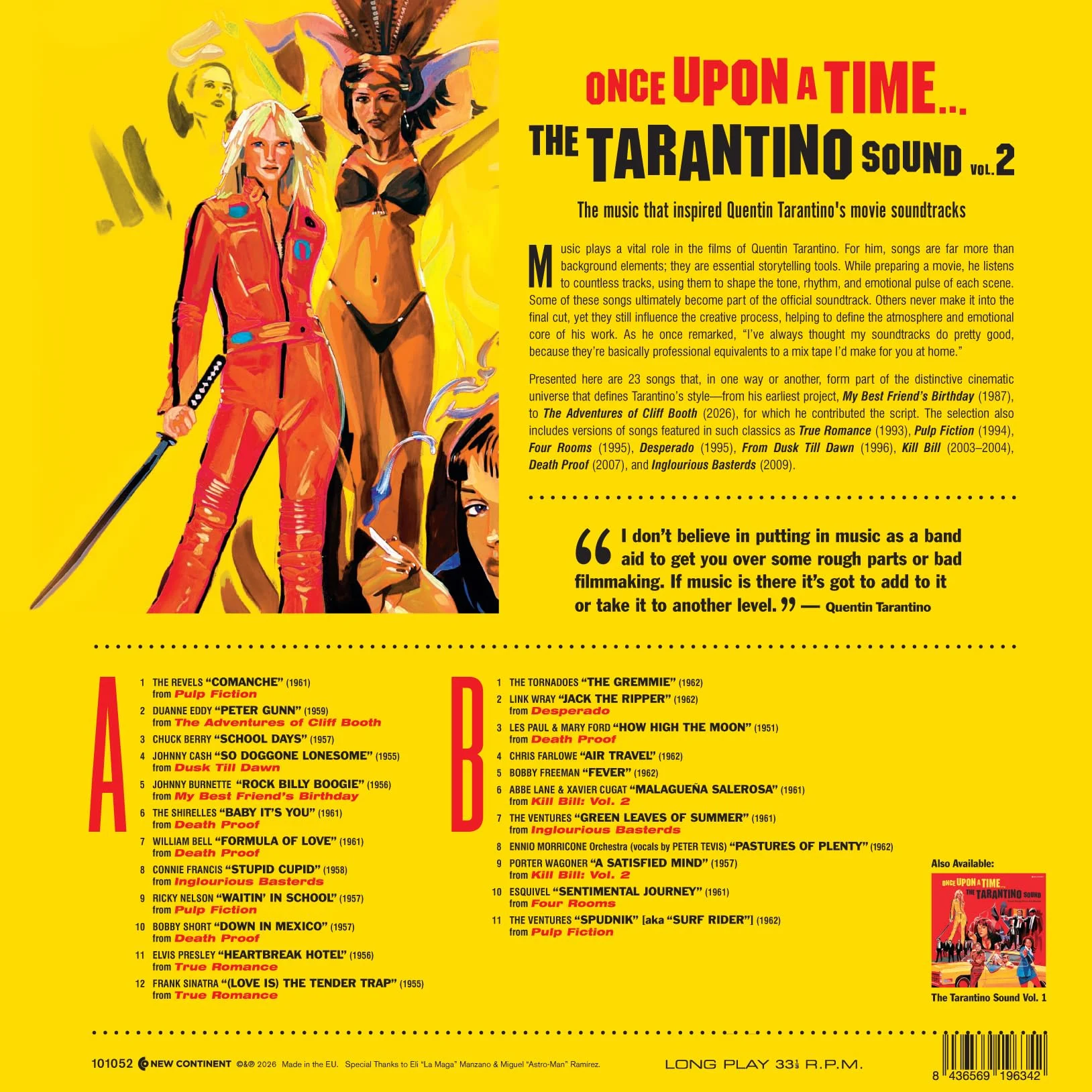 Once Upon A Time… The Tarantino Sound Vol.2 (Colored)