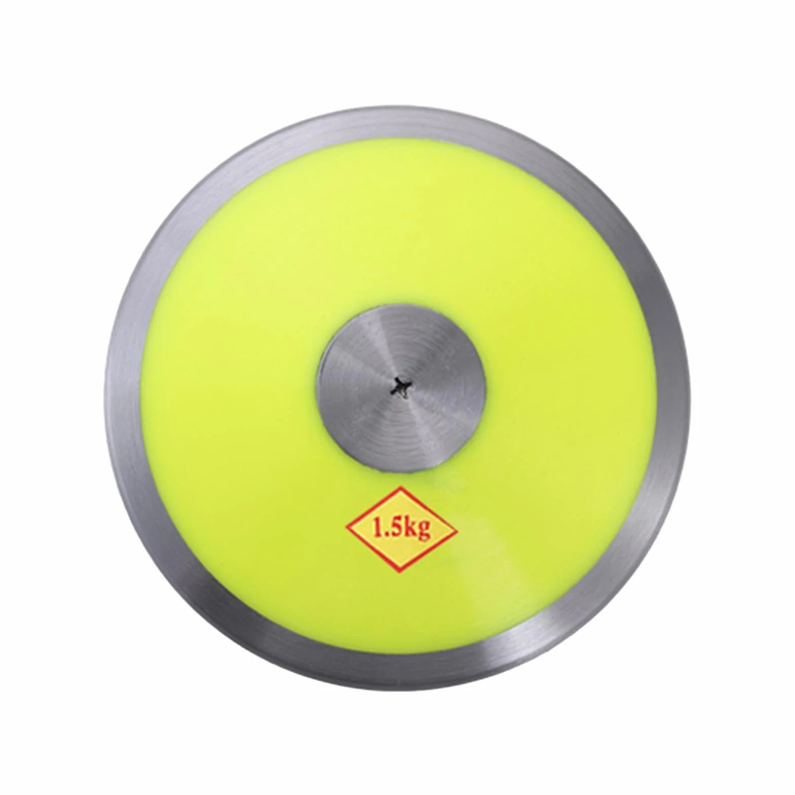 Disco de Nailon 1,5 kg Centro de Acero Entrenamiento Atletismo