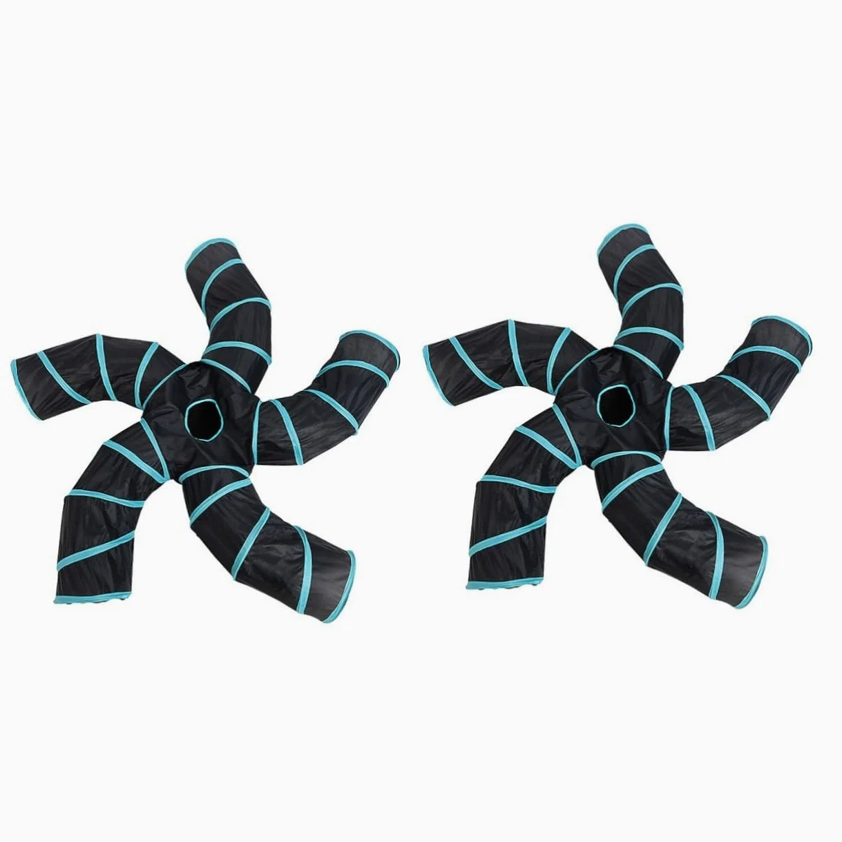FRCOLOR 2 túneles para Cachorros pequeños, Juguetes para Gatos, Tubo de Conejo, Juguete para Jugar a Mascotas, Juguete para Gatos, nácar, túnel para