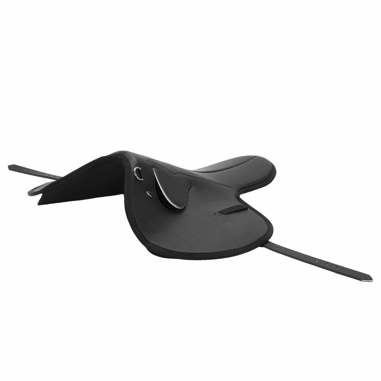Yctze Cómoda Almohadilla para Silla de Montar de Microfibra - Estera de Equitación Antideslizante Que Absorbe los Golpes con Correas de Fijación Estabilidad Ecuestre - Doma, Salto y Eventos