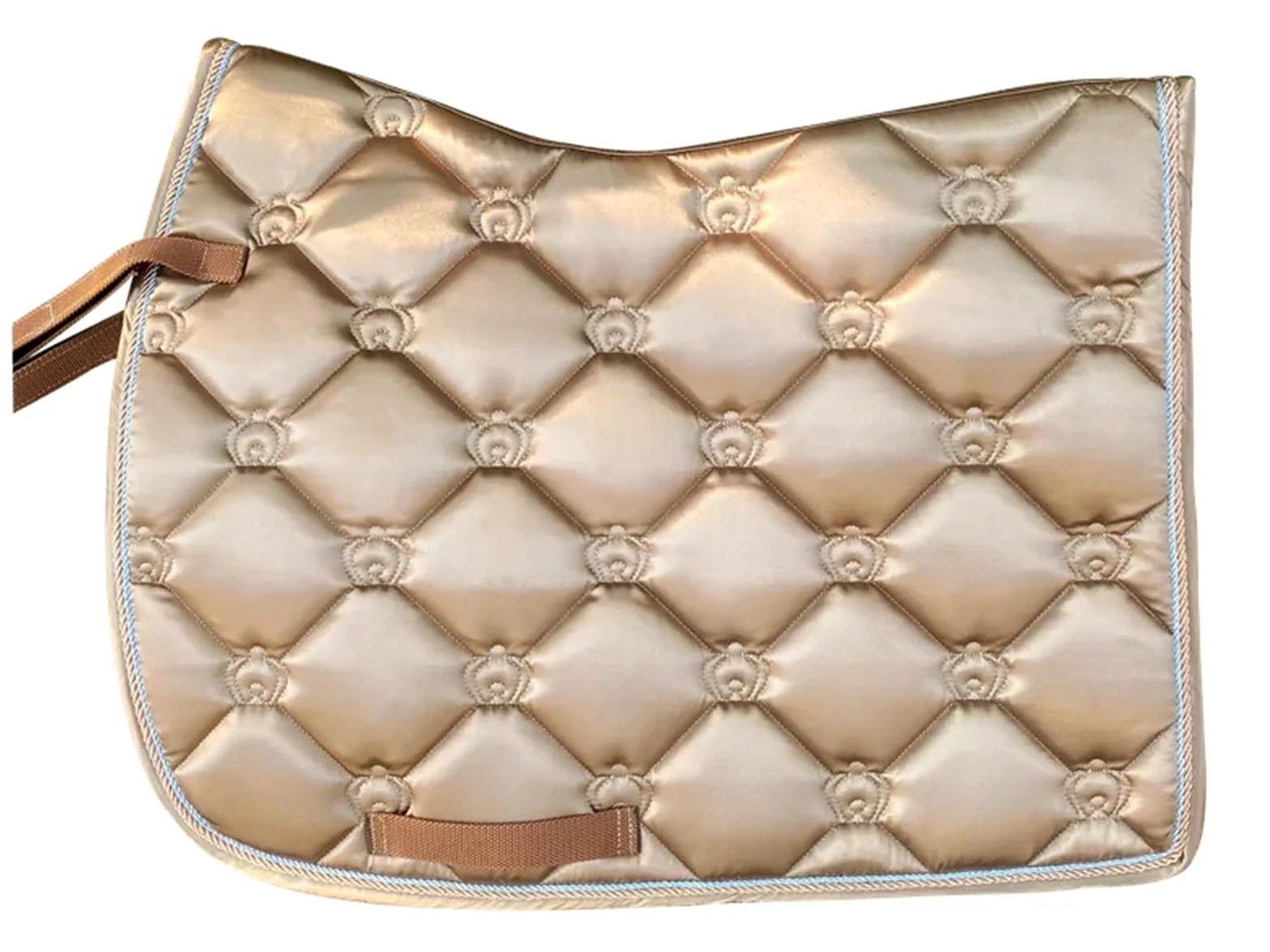 Mantilla para Caballo Almohadillas de satén for Silla de Montar, Equipo Ecuestre, Doma, Caballo de Salto, Almohadilla for Silla de Montar, Equipo de equitación Ecuestre