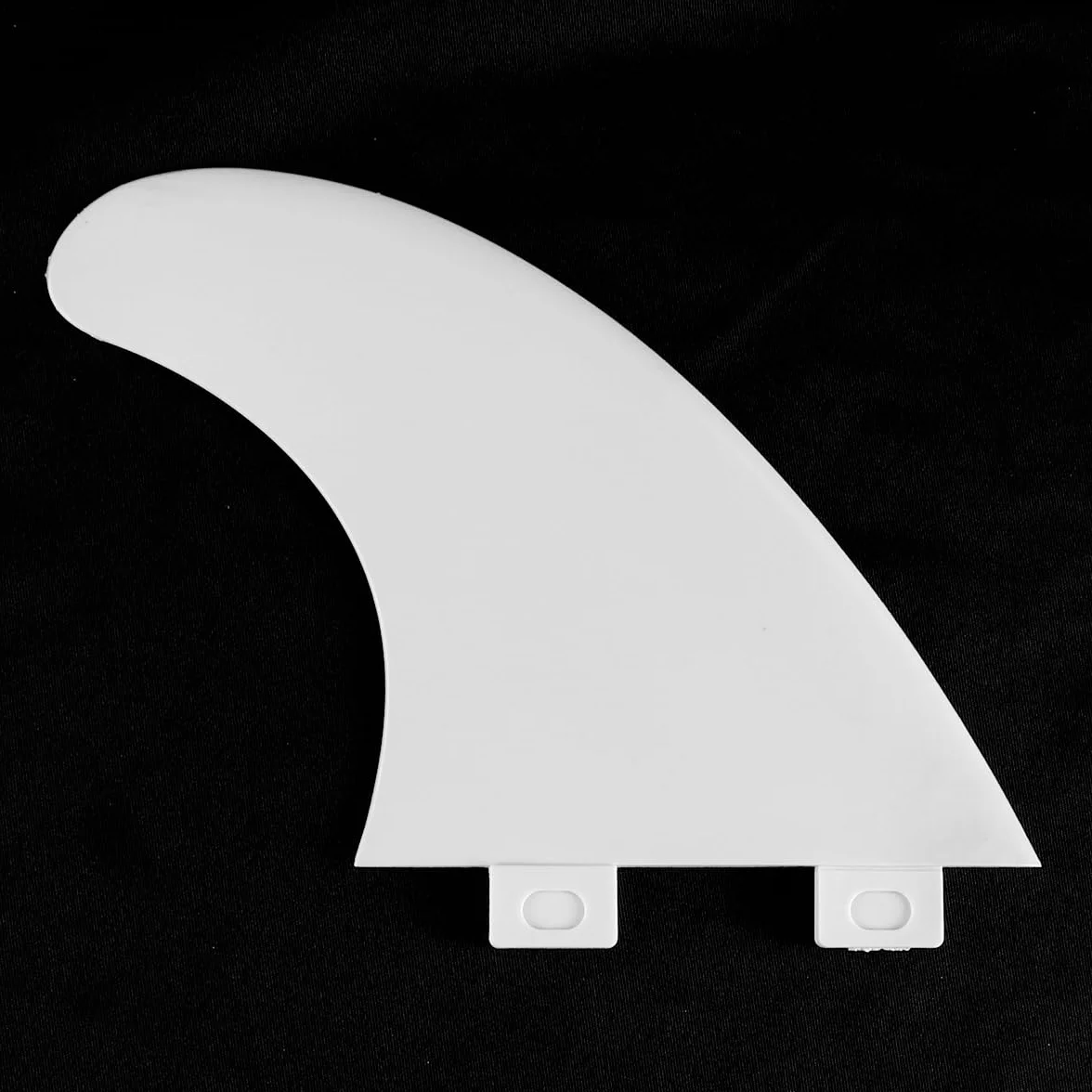 Namvo Juego de 3 aletas de plástico para tabla de surf G5 blanco