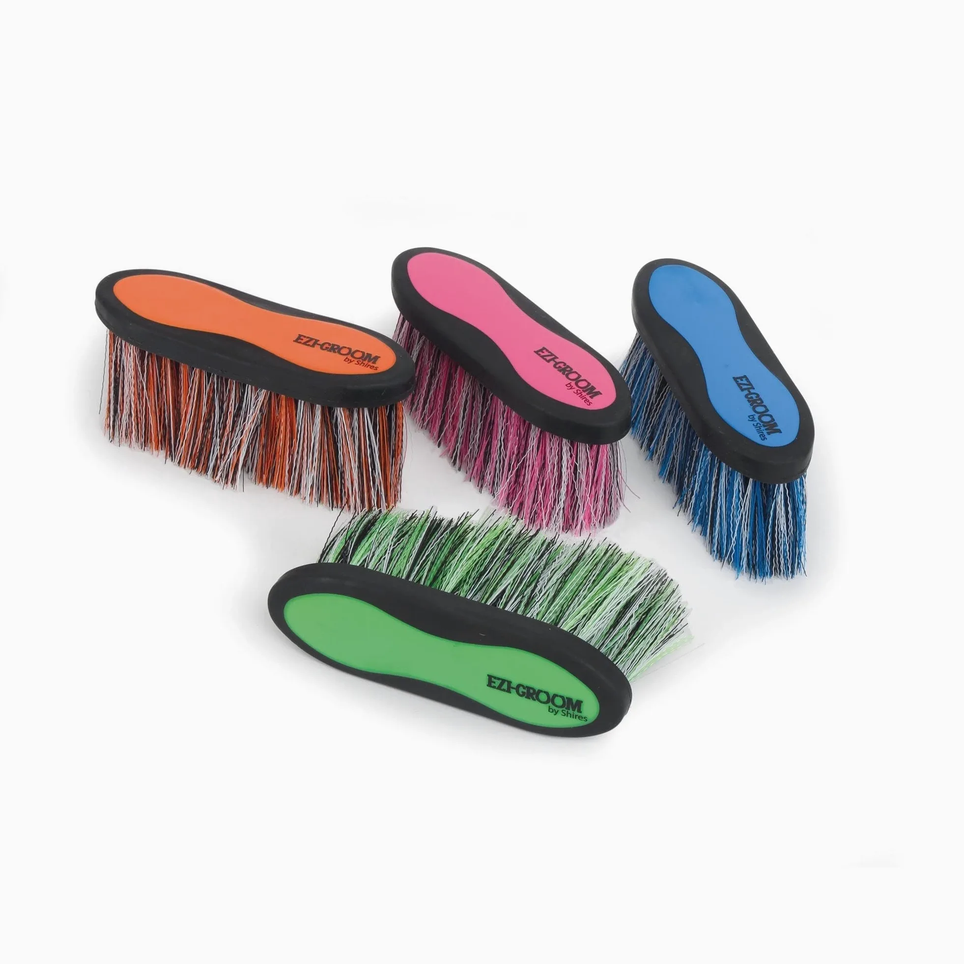 Shires 1490 ezi-Groom Dandy Brush a Dormir Largo, Bright Pink