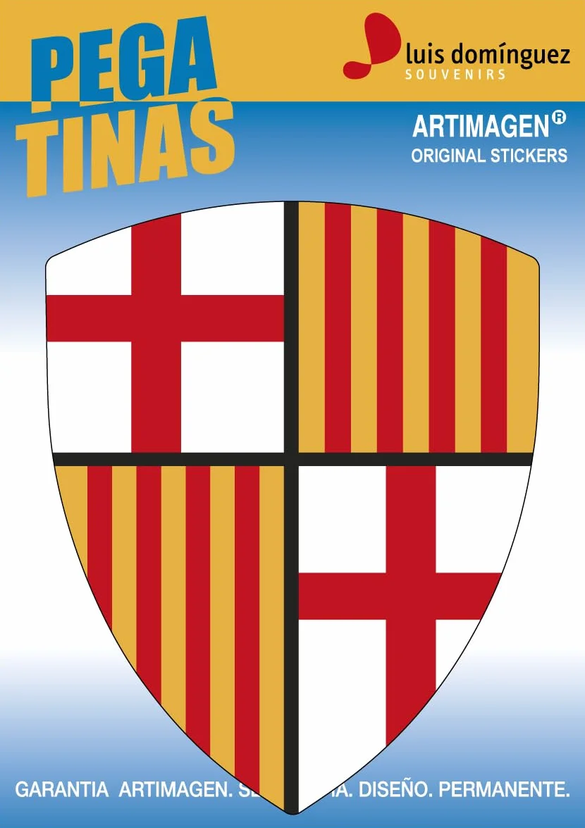 Naklejka Escudo pico Barcelona 40x60 mm