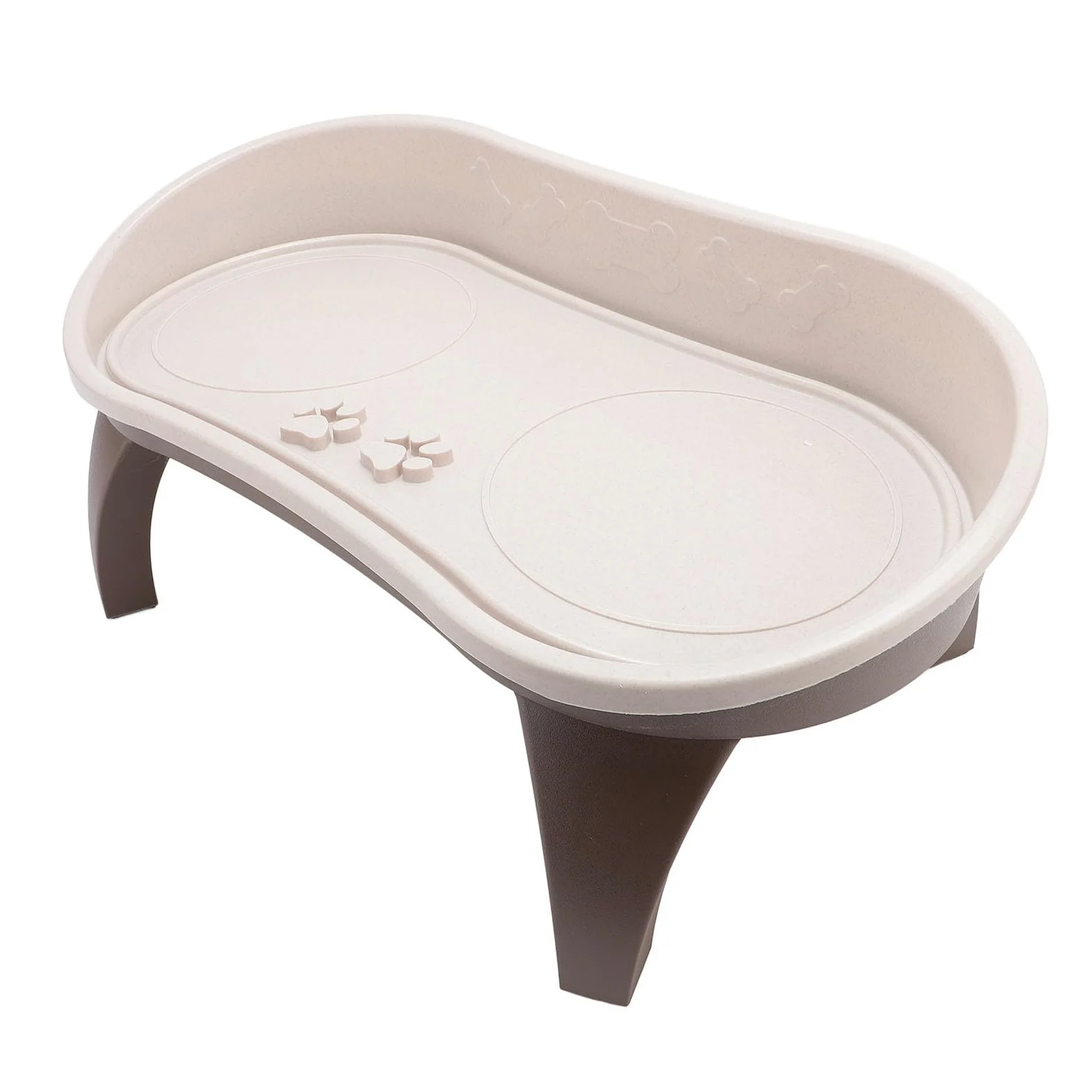 Comedero elevado para mascotas, columna cervical, soporte antideslizante para perros, fácil de montar, soporte elevado para mascotas