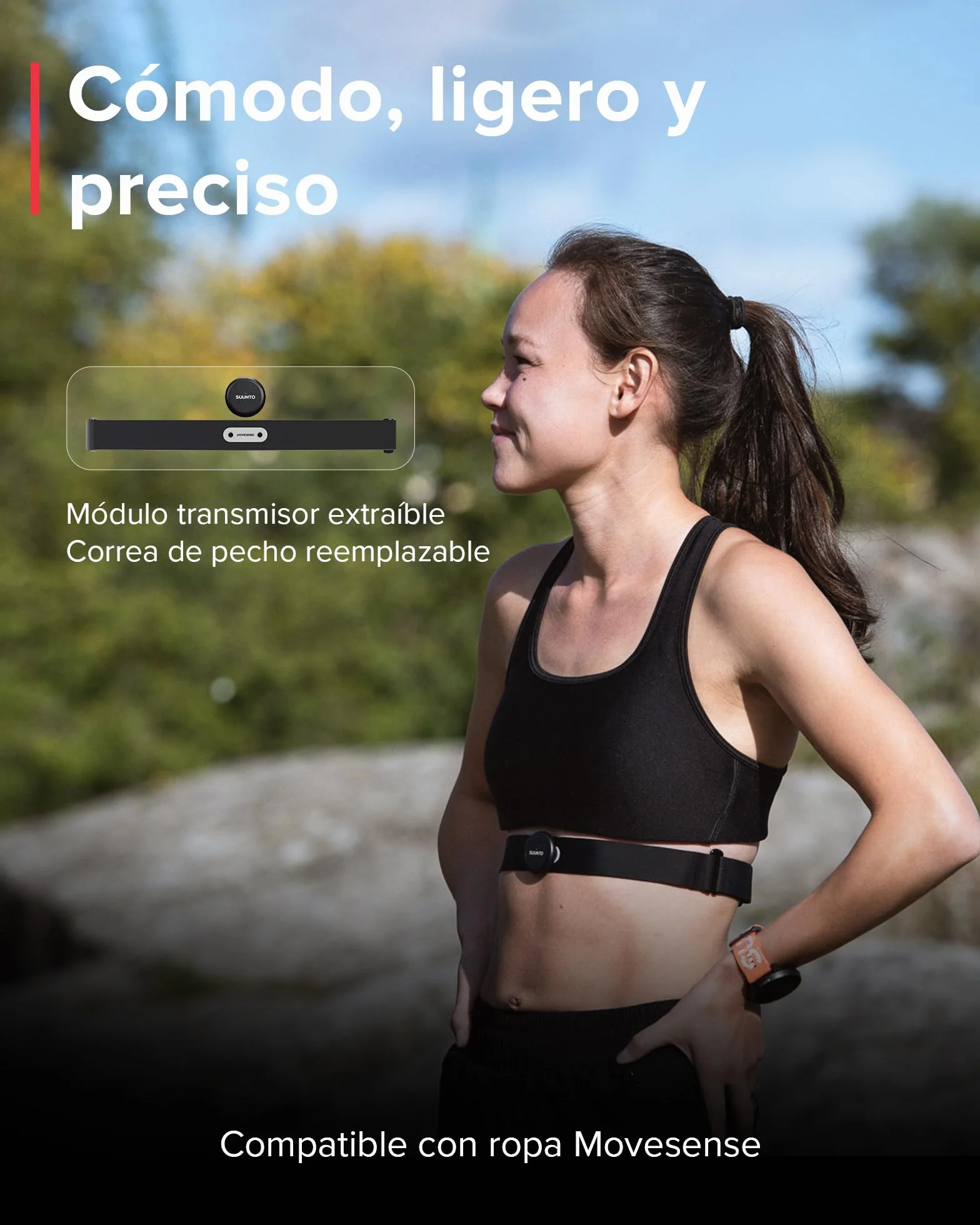 Suunto Smart Heart Rate Belt Black M