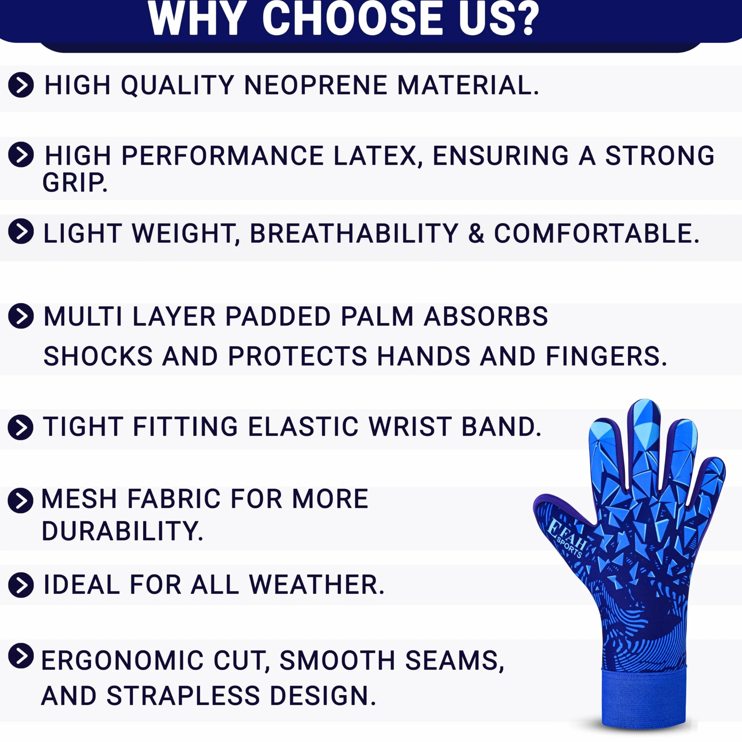 Guantes de Portero de Fútbol para Niños con Palma de Látex y Protección de Dedos