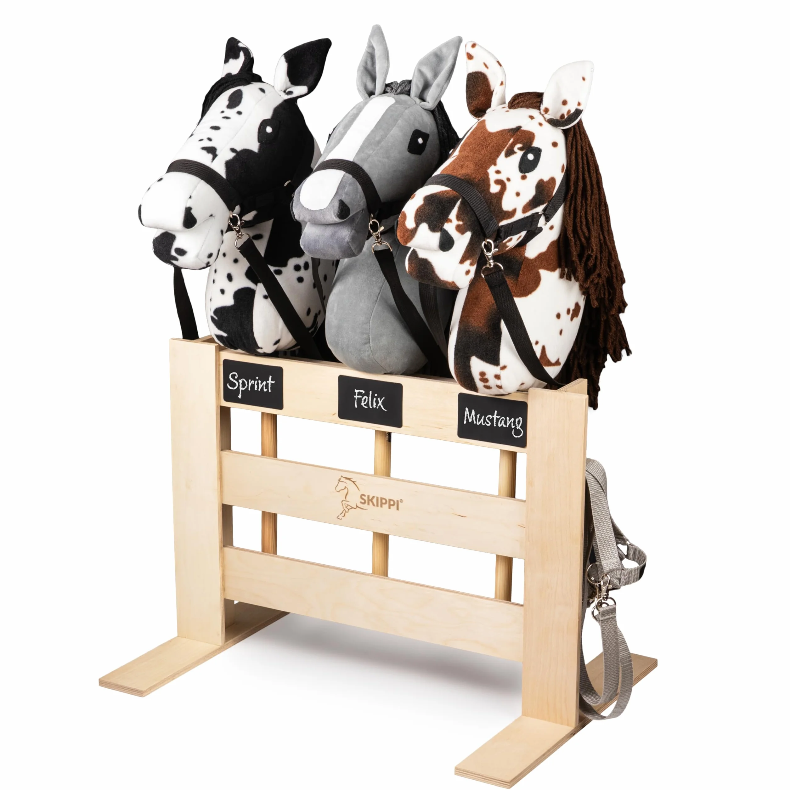 SKIPPI Hobby Horse Paddock para 3 Caballos, Hobby Horse Cuadra, Establo, Recinto, Box