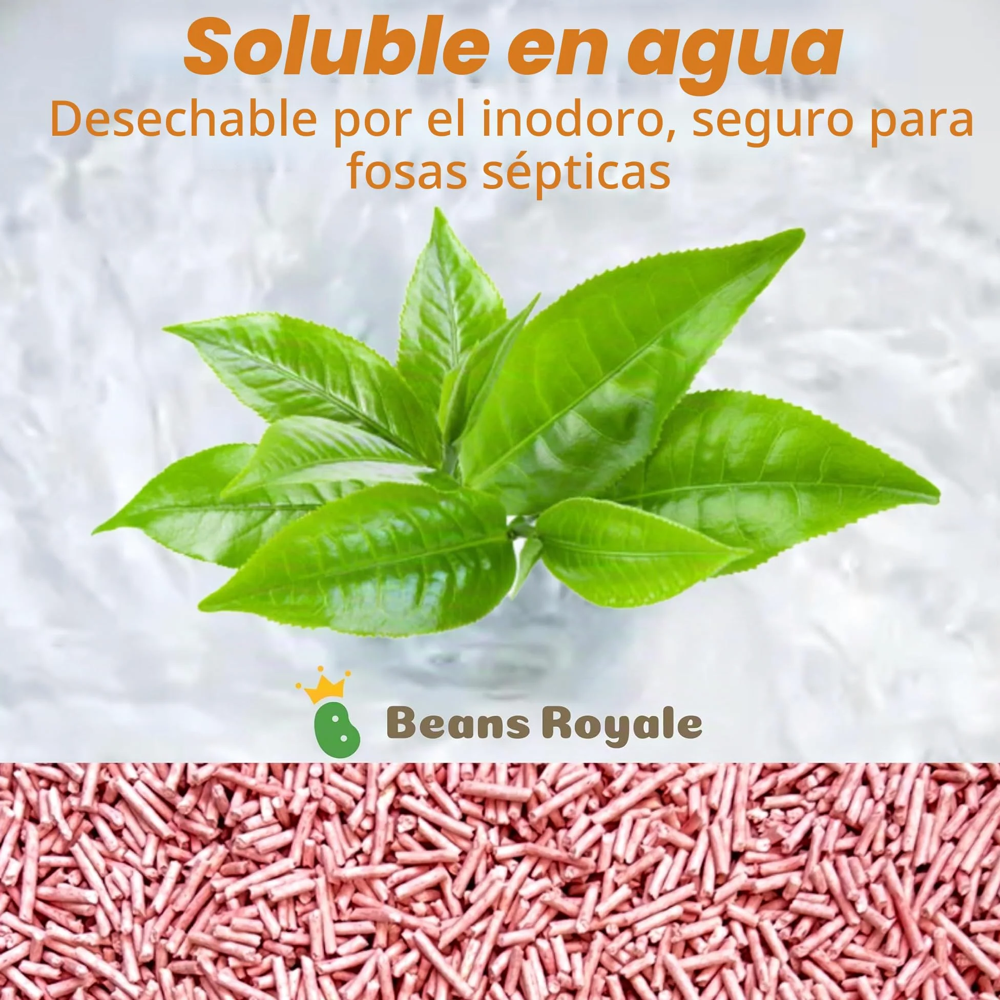 Paquete de 2 Piezas (6 L x 2) Arena para Gatos de Tofu, Arena aglutinante para Gatos, desechable, Fibra de Guisante, sin Polvo, Control de olores, bajo Seguimiento, Ligera