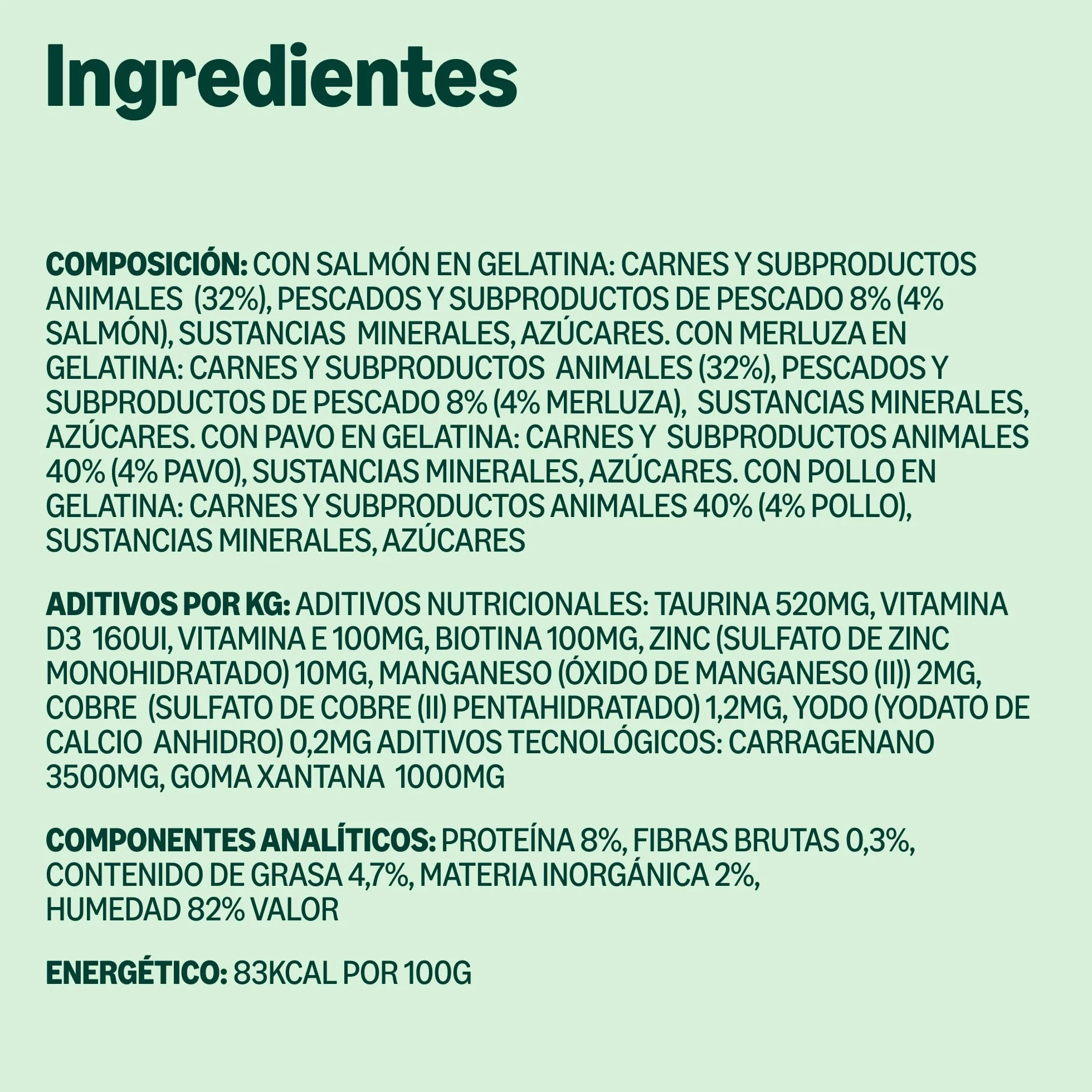 by Amazon - Alimento Completo sin Cereales para Gatos Adultos, selección mezclada en gelatina, 4,8 kg (48 Paquetes de 100 g)