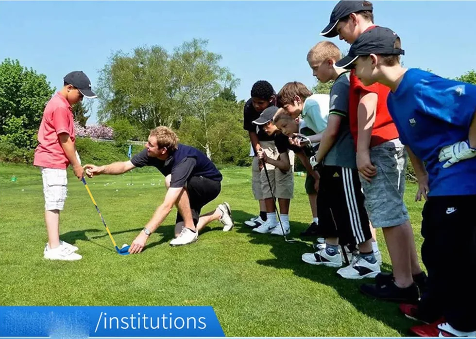 Hierros para palos de golf junior con eje de carbono y superficie extra grande