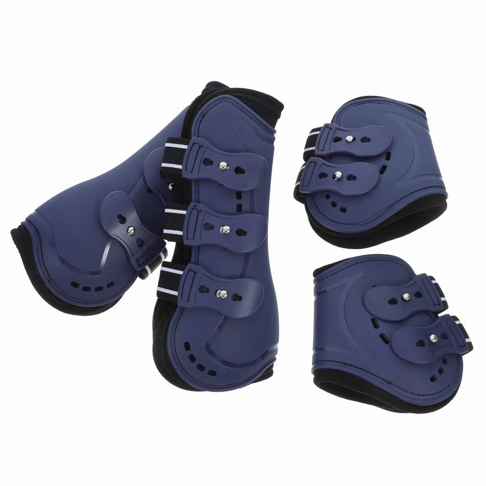Juego De 4 Protectores para Patas De Caballo Protectores para Tendones Material De PU para Una Mayor Seguridad De Las Al Montar