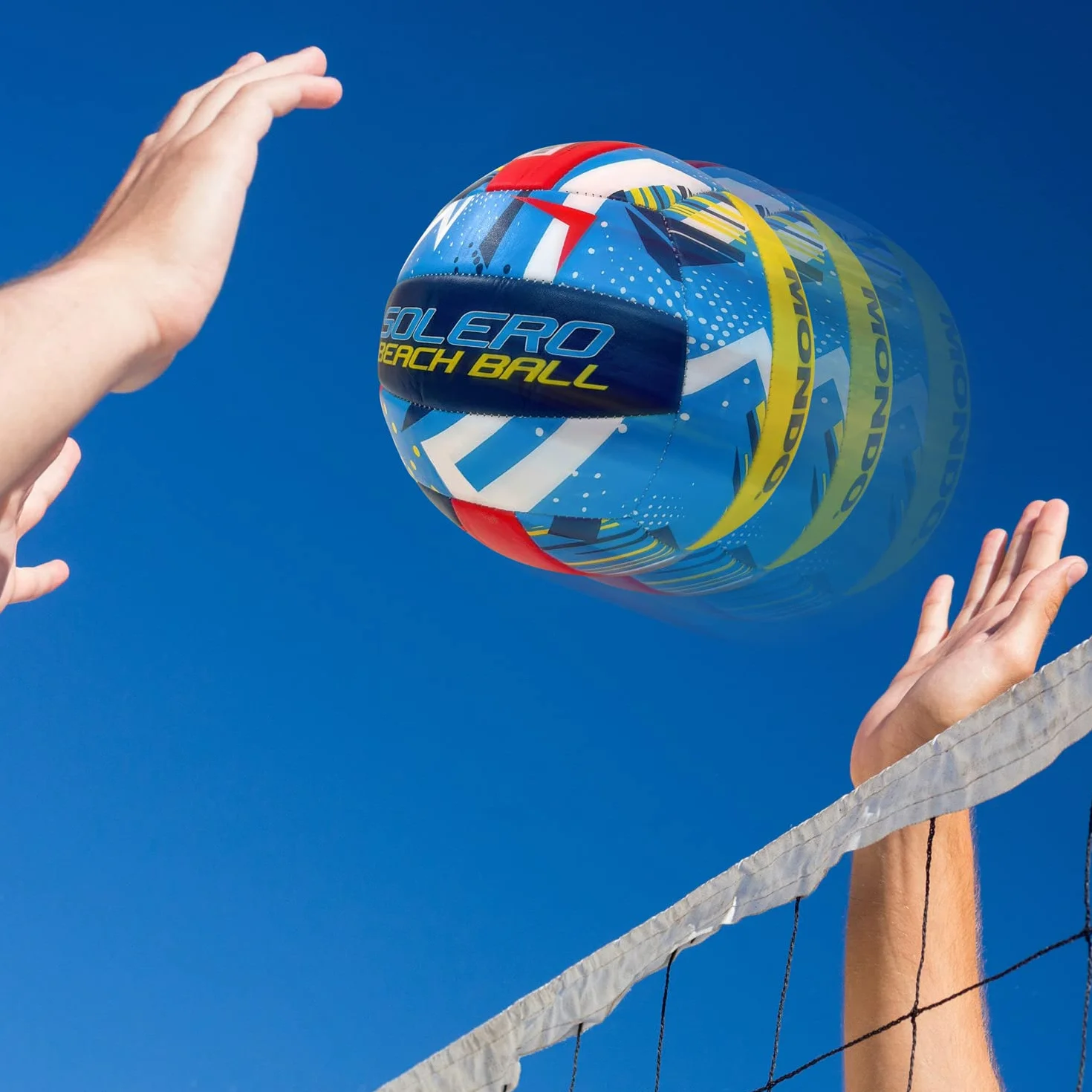 Mondo Toys Spielball Volleyball Größe 5 PVC Sponge Soft Touch