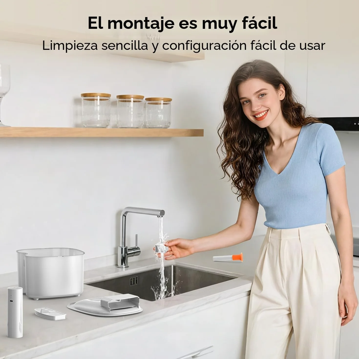 Fuente para Gatos sin Cable a Pila con Sensor de Movimiento, 2.6L Fuente de Agua Fria para Gatos con Bateria 3000mAh Recargable, Bebedero Automático a Prueba de Salpicaduras