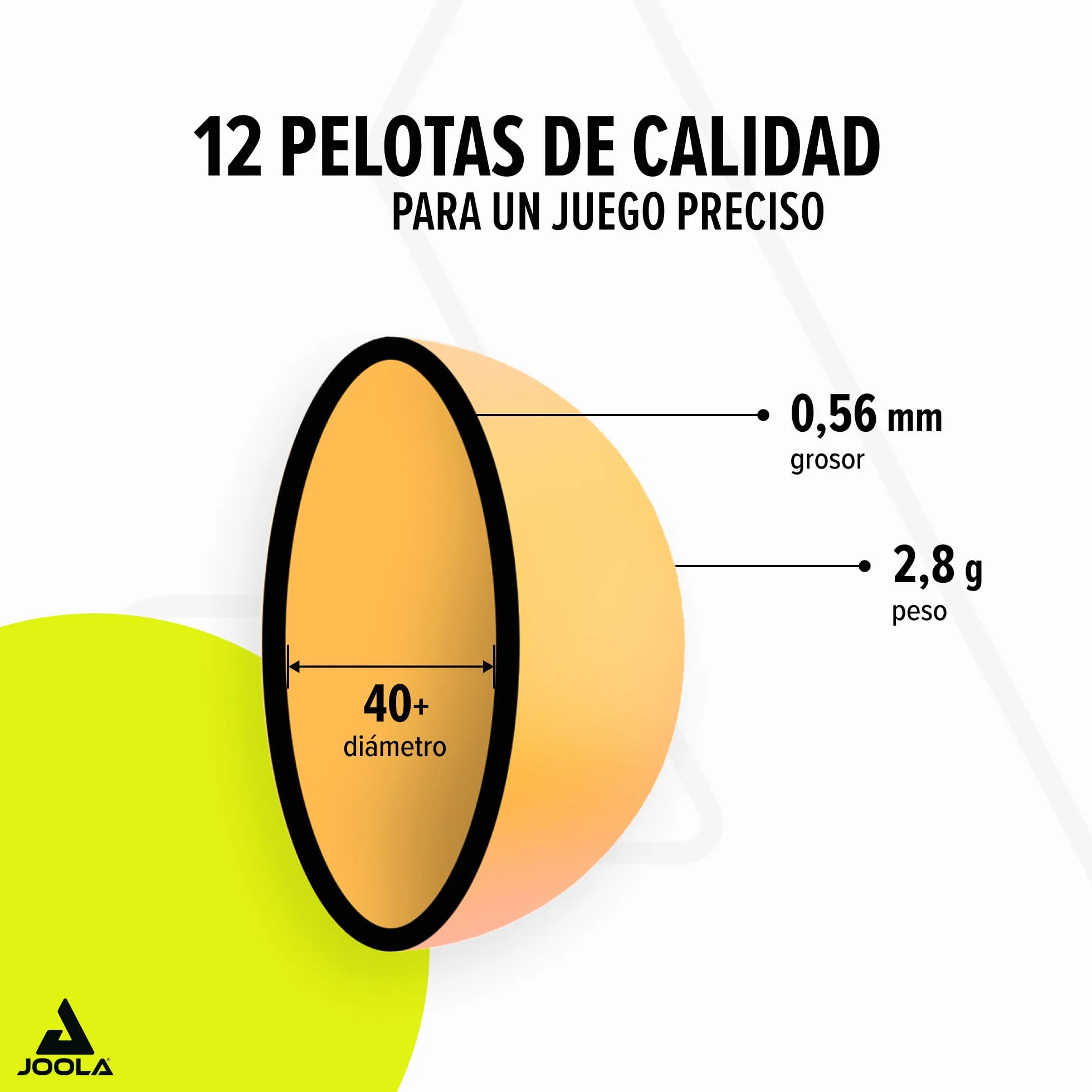 JOOLA Pelotas TT Spinball