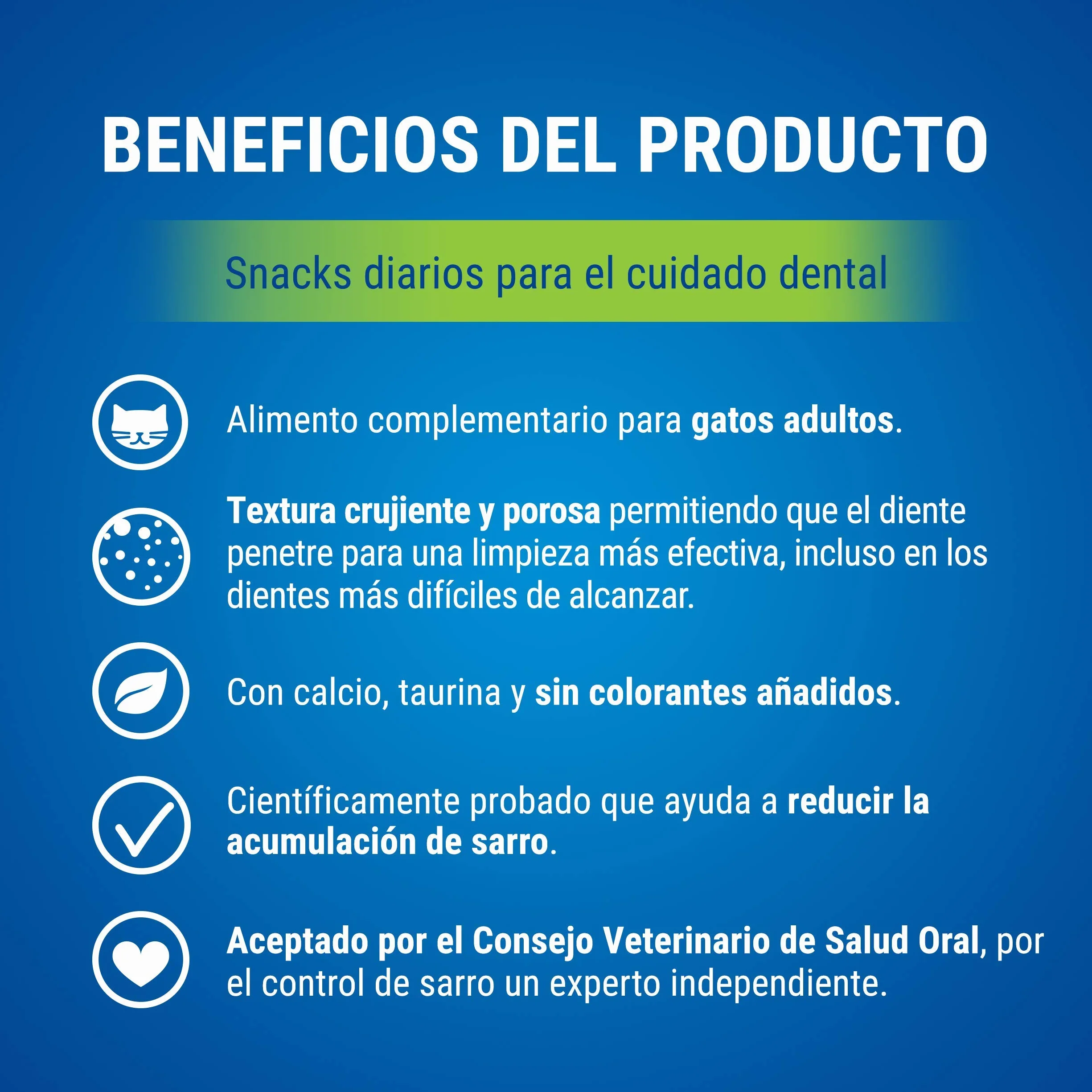Purina Dentalife Daily Oral Care, Snack dental para gato adulto, premio para Gato con Salmón, Pack de 8 bolsas de 40g