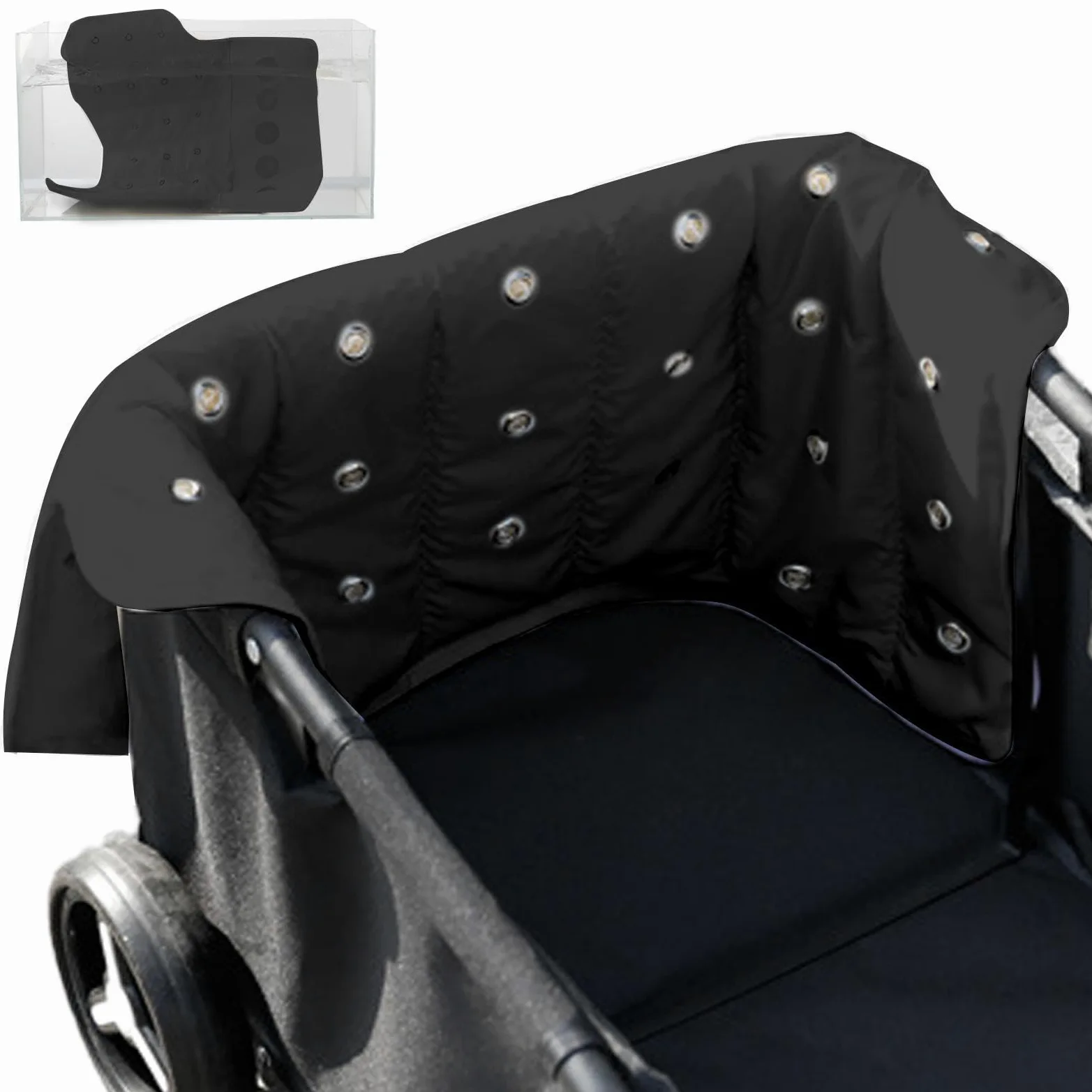 Esterilla Refrescante De Perros Con Cojín Lavable Y Ventilador | Colchoneta Portátil Para Carrito De Mascotas Para Interior Exterior Hogar Viaje Mascotas Y Cachorros Pequeñas Medianas