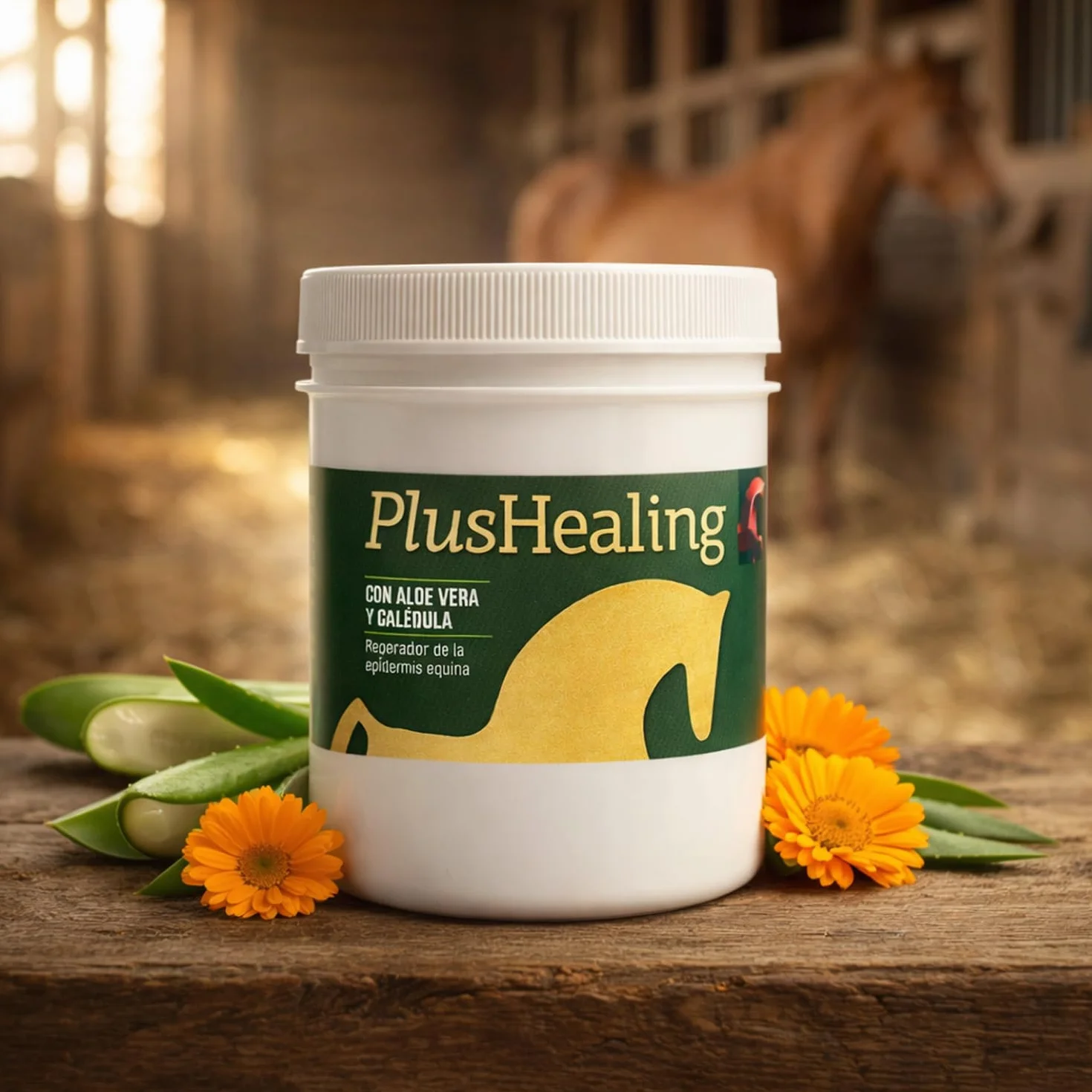 LABORATORIOS PINO Plushealing Producto para Higiene y Cuidado Cutáneo en Caballos – Ayuda a la Cicatrización de Rozaduras y Abrasiones – Uso Externo – Envase 500 ml