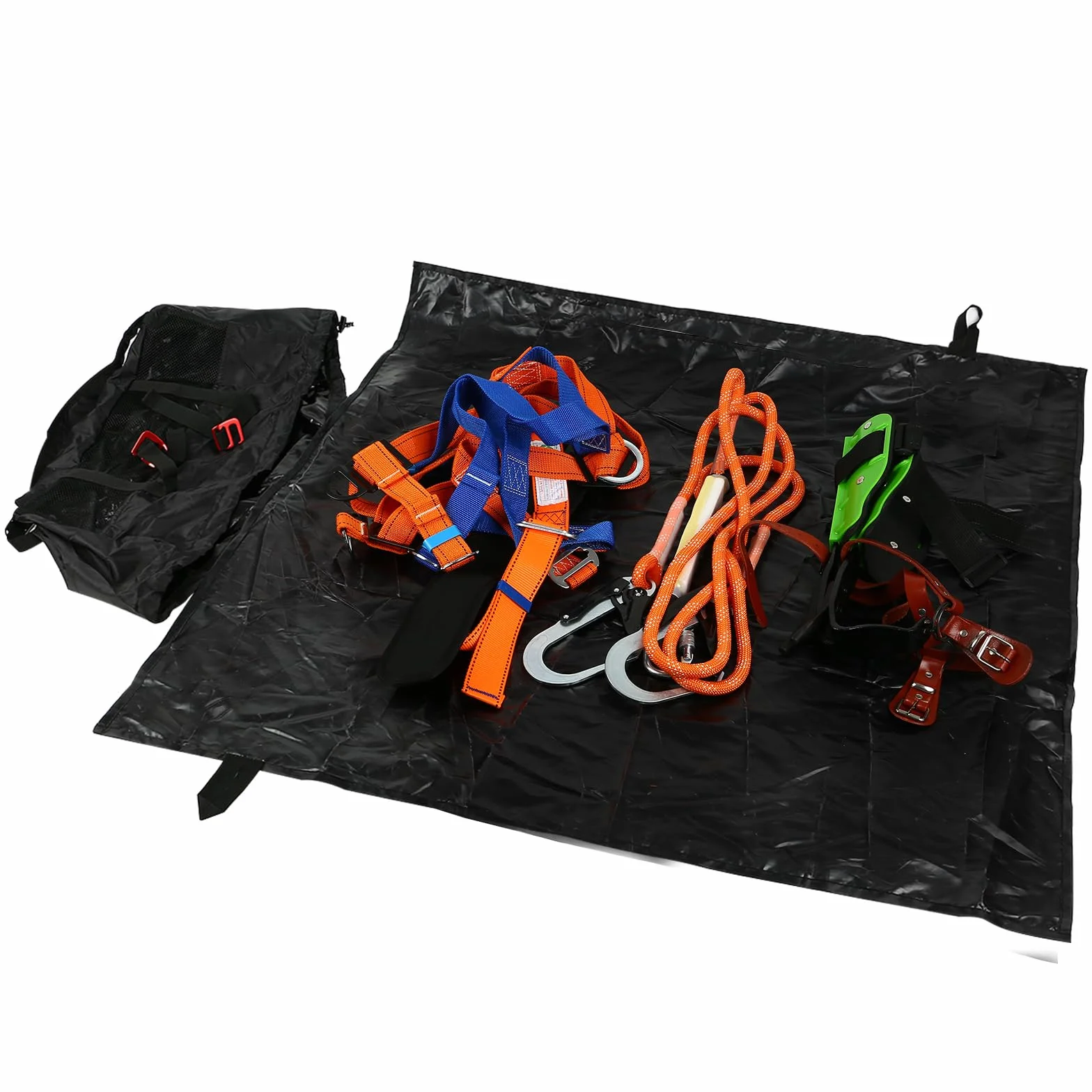 Bolsa de Cuerda para Escalada Mochila Estable Correa Hombro Plegable Exteriores