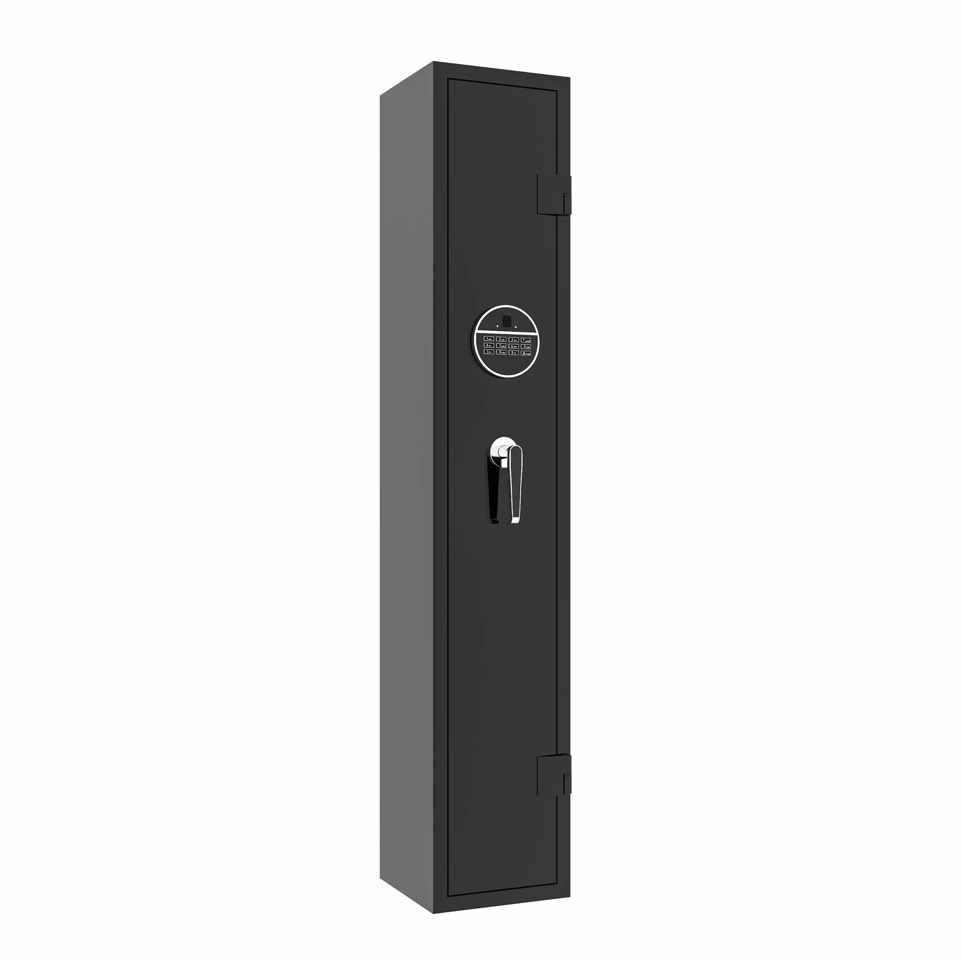 Armario para rifles con cerradura de combinación, caja fuerte para 3 armas largas, acceso rápido, negro