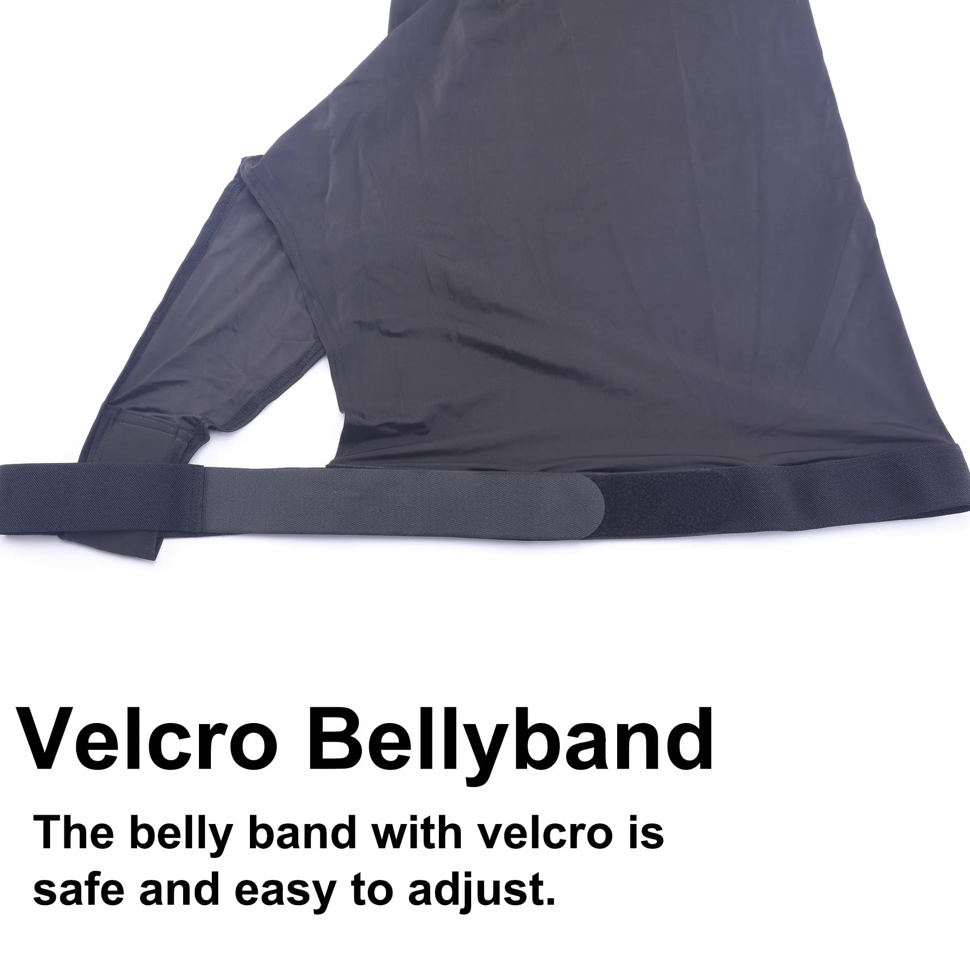 Leberna Capucha Lycra con Cremallera para Caballo XL Negro
