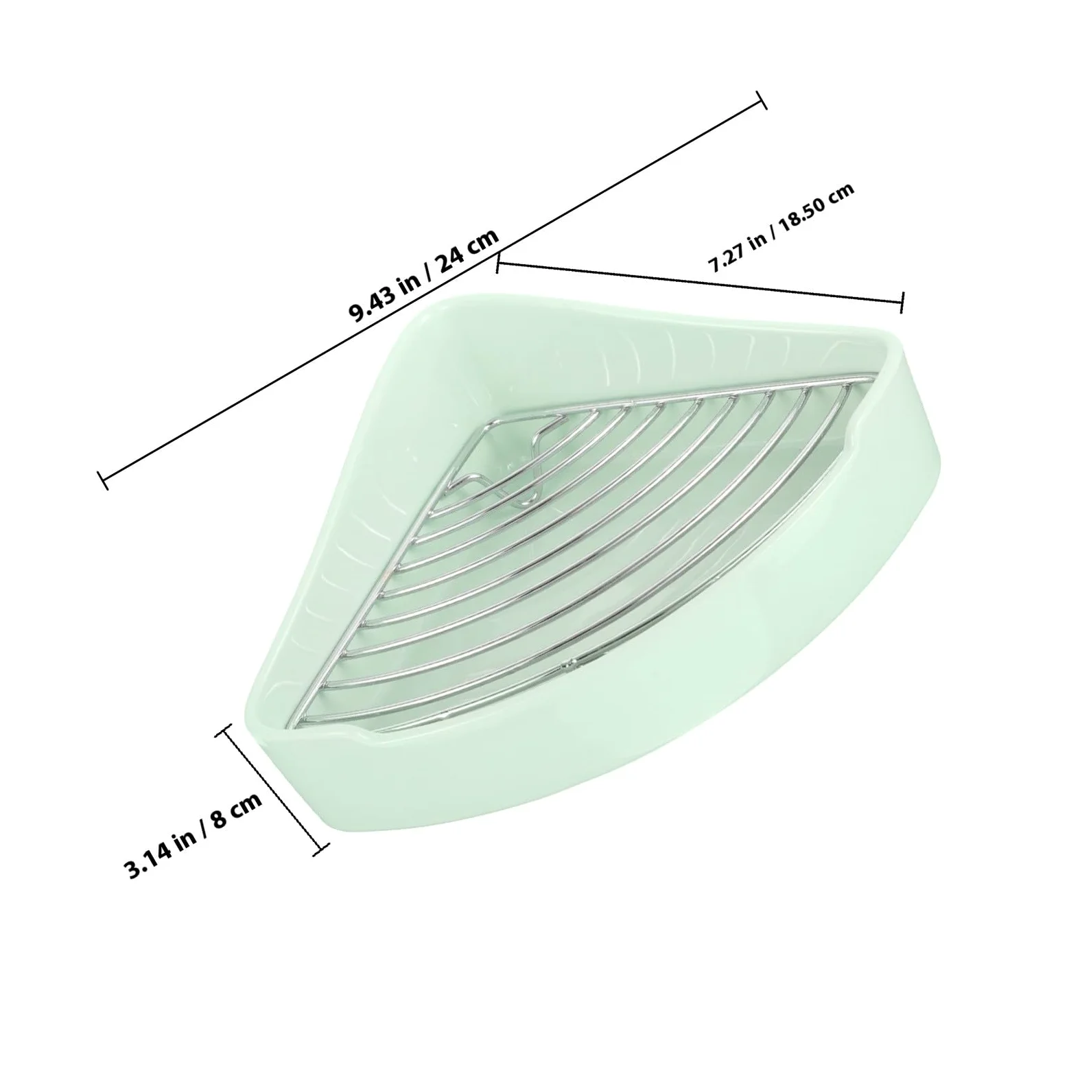 STOBAZA Orinal Anticaída de Cerámica para Conejos y Hámsters Borde Seguro y Diseño Triangular para Cocina U Oficina