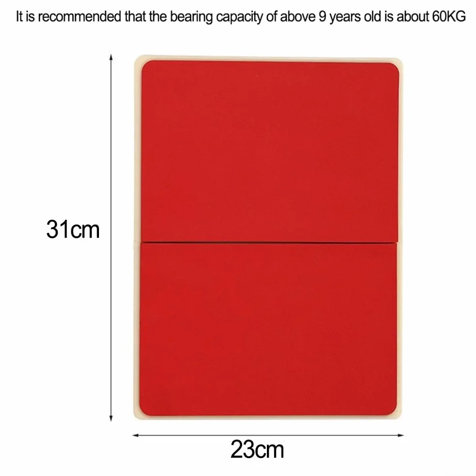 Tabla reutilizable de taekwondo 31x23 cm rojo DAZZLEEX