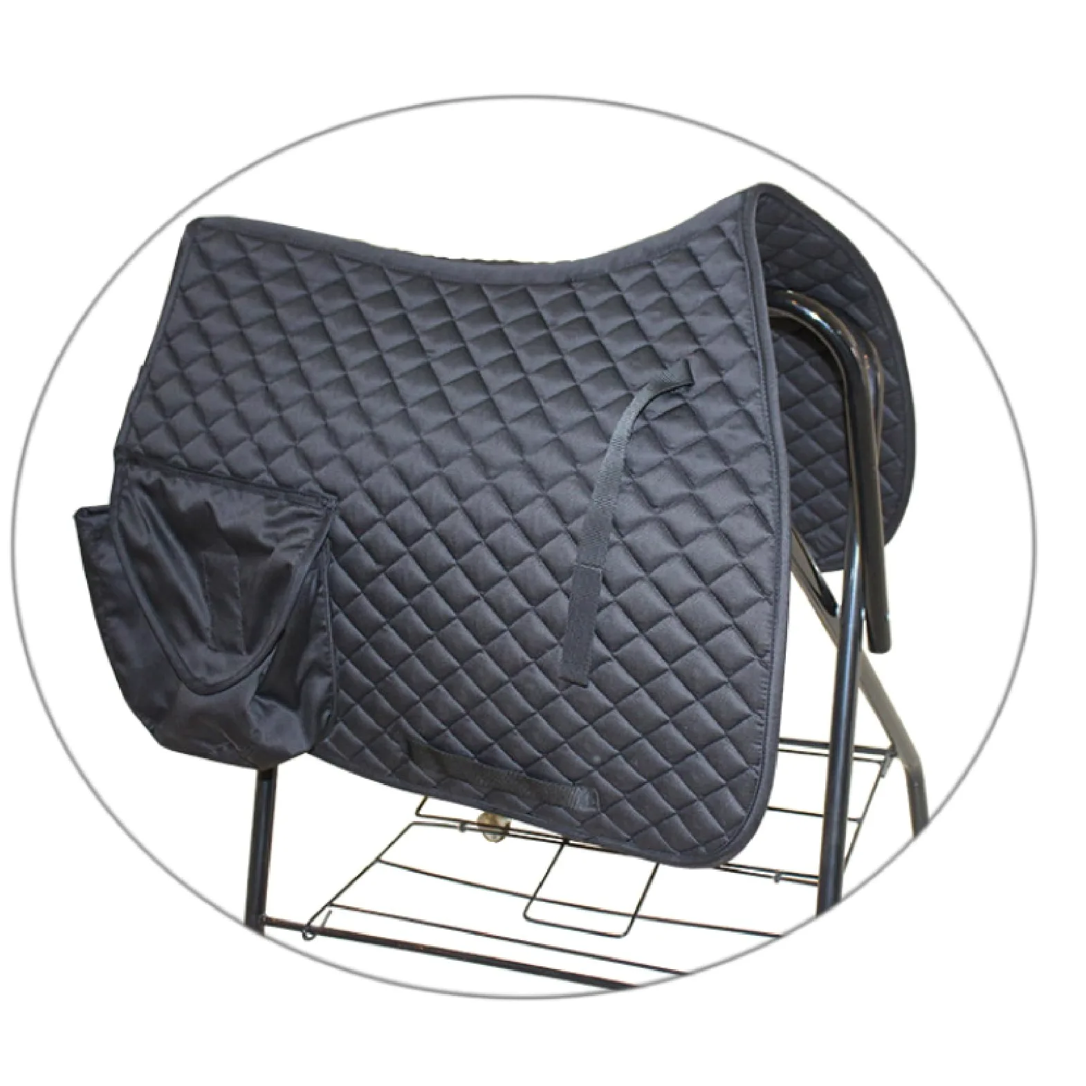 Funda Para Montar Caballo Sin Silla, MáScara Contra Insectos Con Orejas Funda De Silla Inglesa De Uso General, para PrevencióN De Lesiones CojíN Transpirable HipoalergéNico Y Absorbente De Impactos
