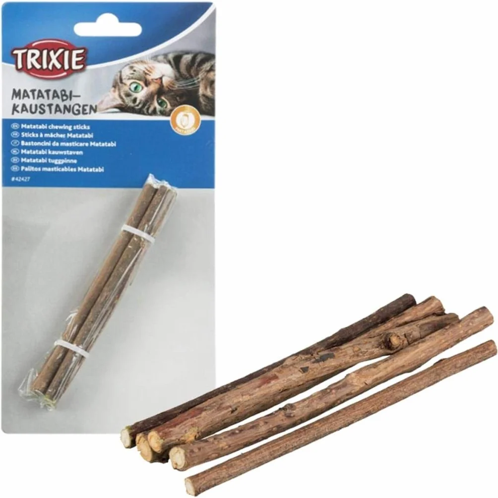 TRIXIE Palitos Masticables Matatabi para Gatos
