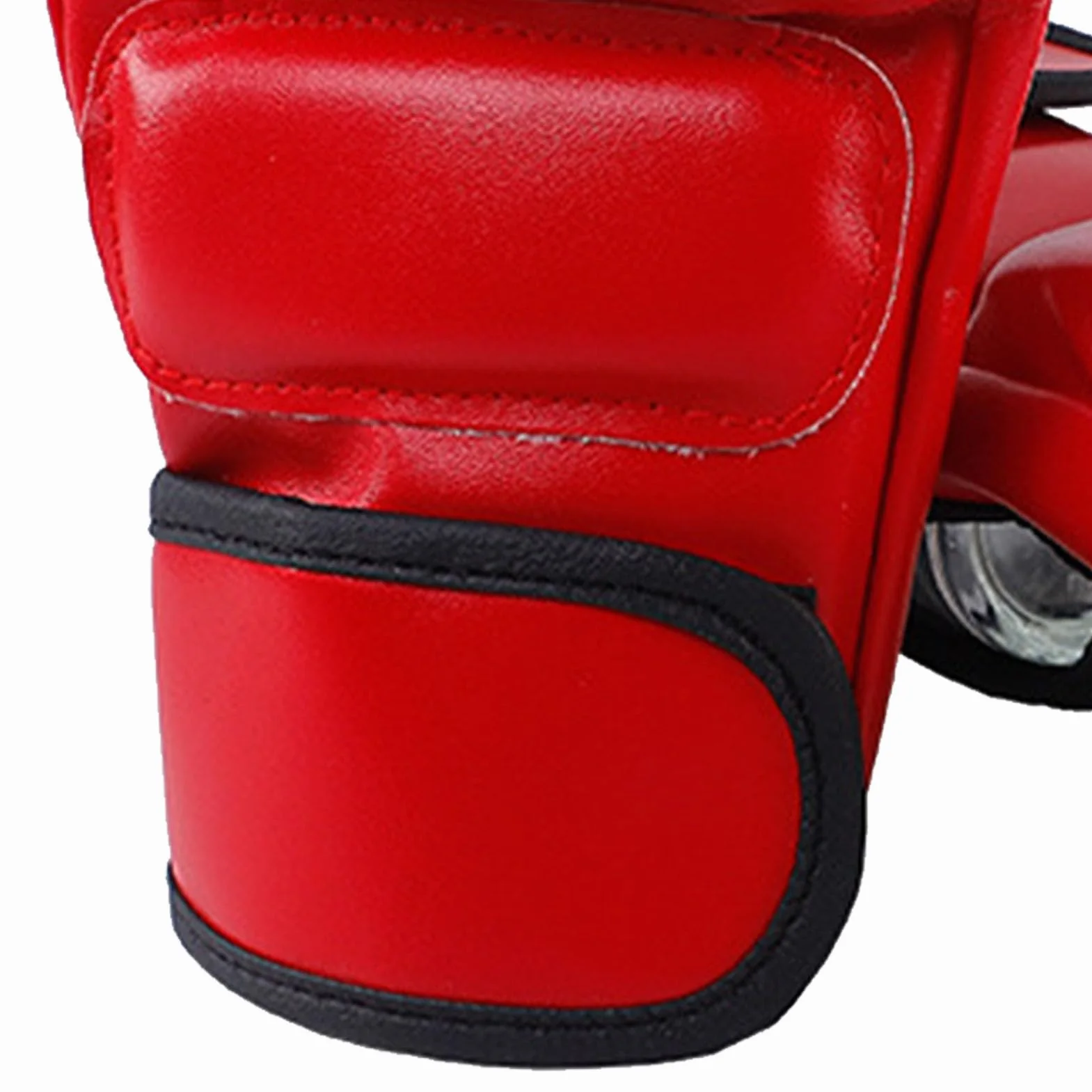 Guantes de Boxeo MMA Medio Dedo Rojos para Entrenamiento Kickboxing Adultos