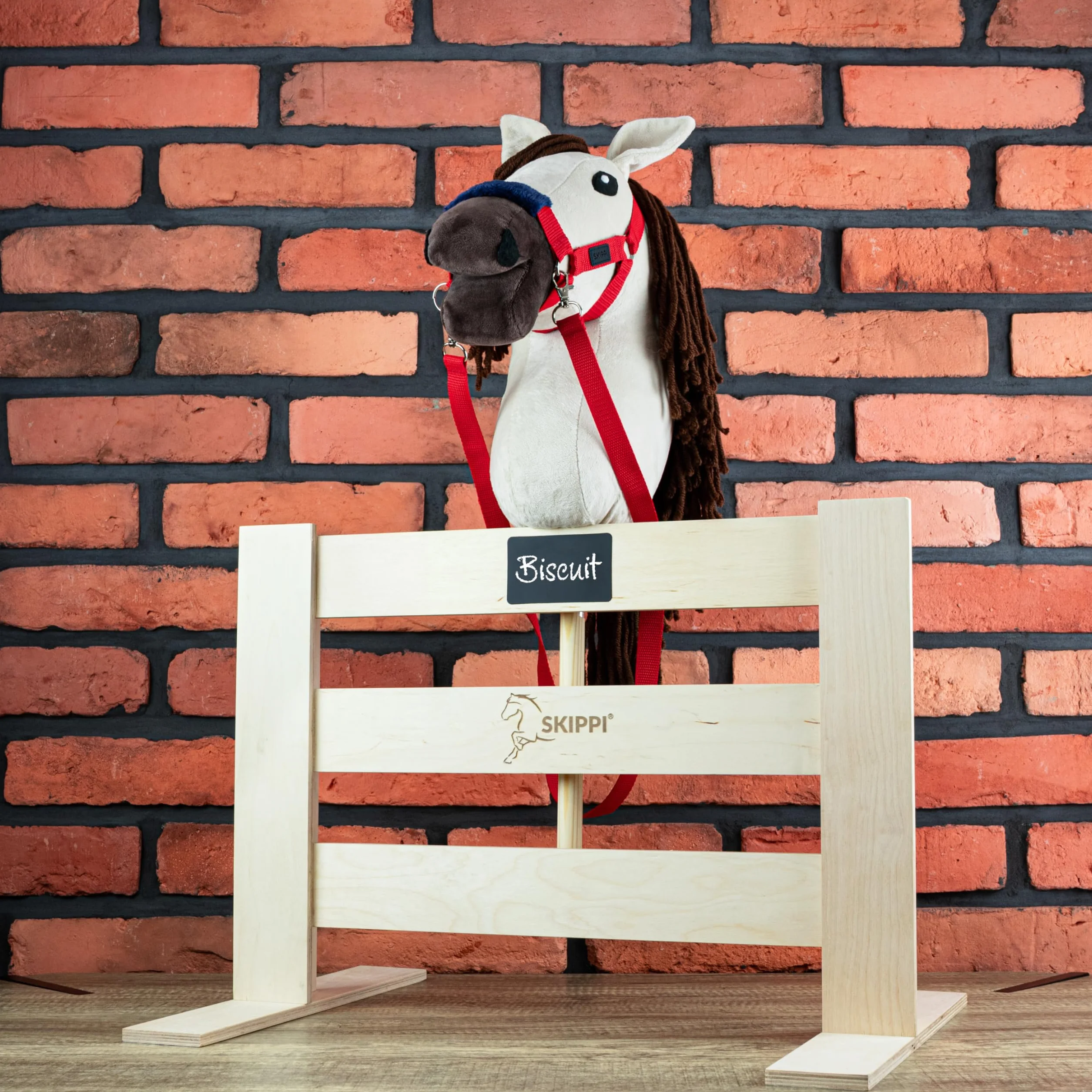 SKIPPI Hobby Horse Paddock para 3 Caballos, Hobby Horse Cuadra, Establo, Recinto, Box