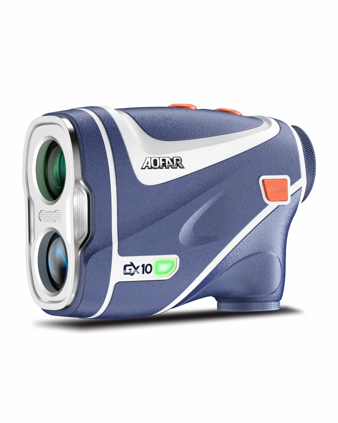 AOFAR GX10 Telémetro de Golf, 1200Y/1097M, con Pendiente y Ángulo, Bloqueo de Bandera con Vibración, Resistente al Agua