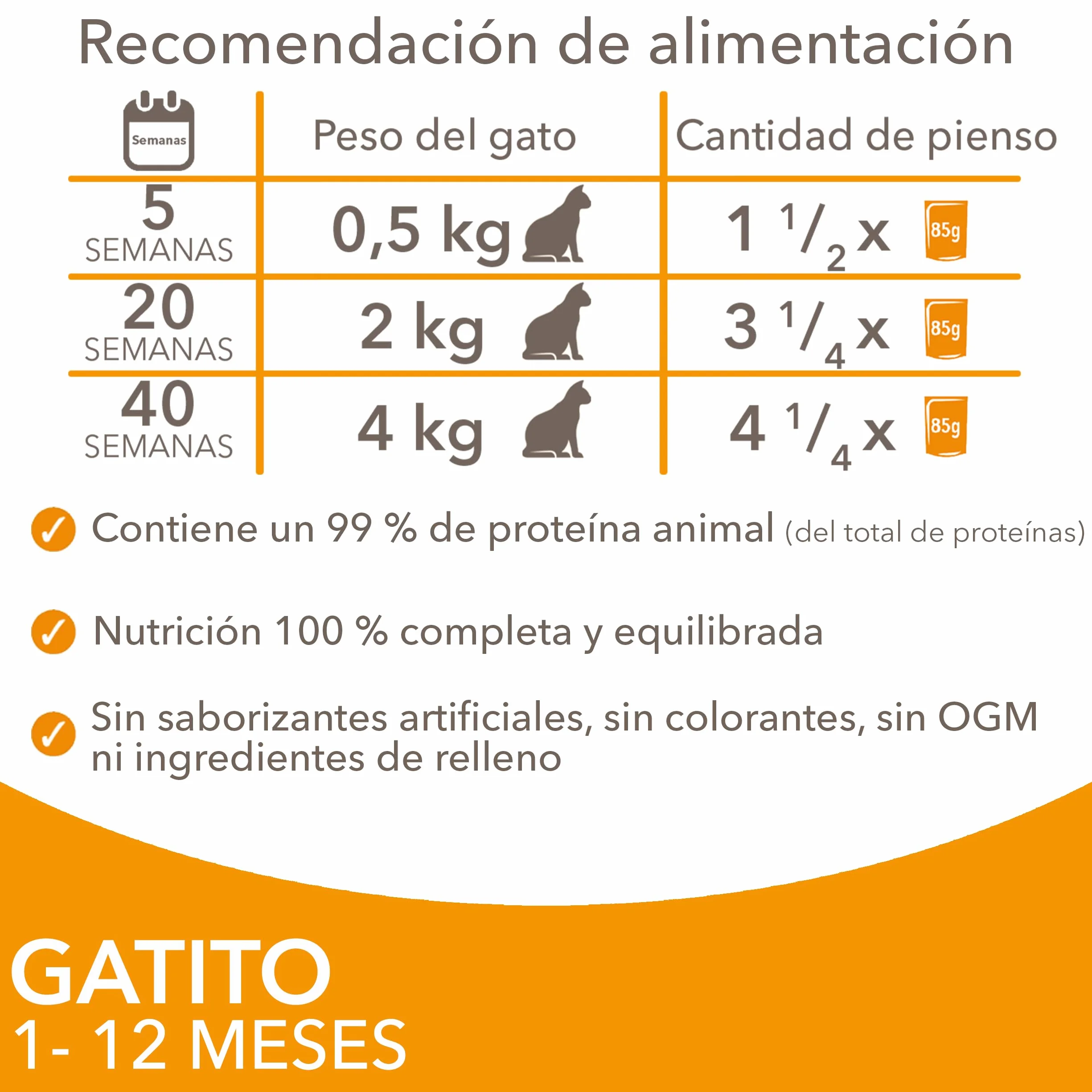 IAMS Advanced Nutrition Alimento húmedo en Salsa, para Gatitos con Pollo, 12 x 85g